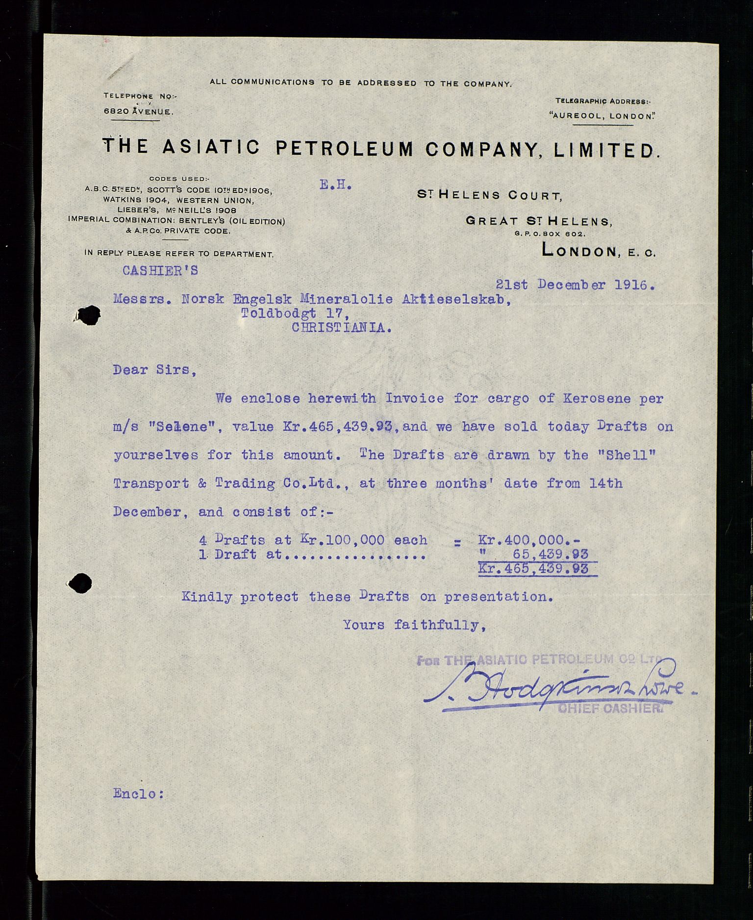 Pa 1521 - A/S Norske Shell, AV/SAST-A-101915/E/Ea/Eaa/L0001: Sjefskorrespondanse, 1917, s. 540