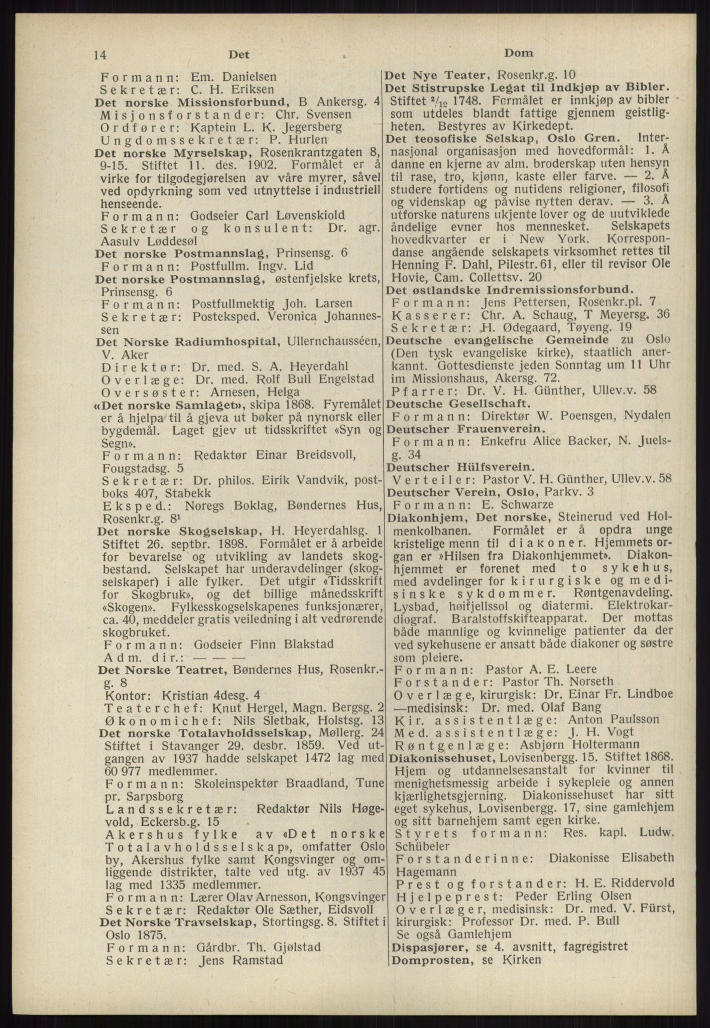 Kristiania/Oslo adressebok, PUBL/-, 1939, s. 14