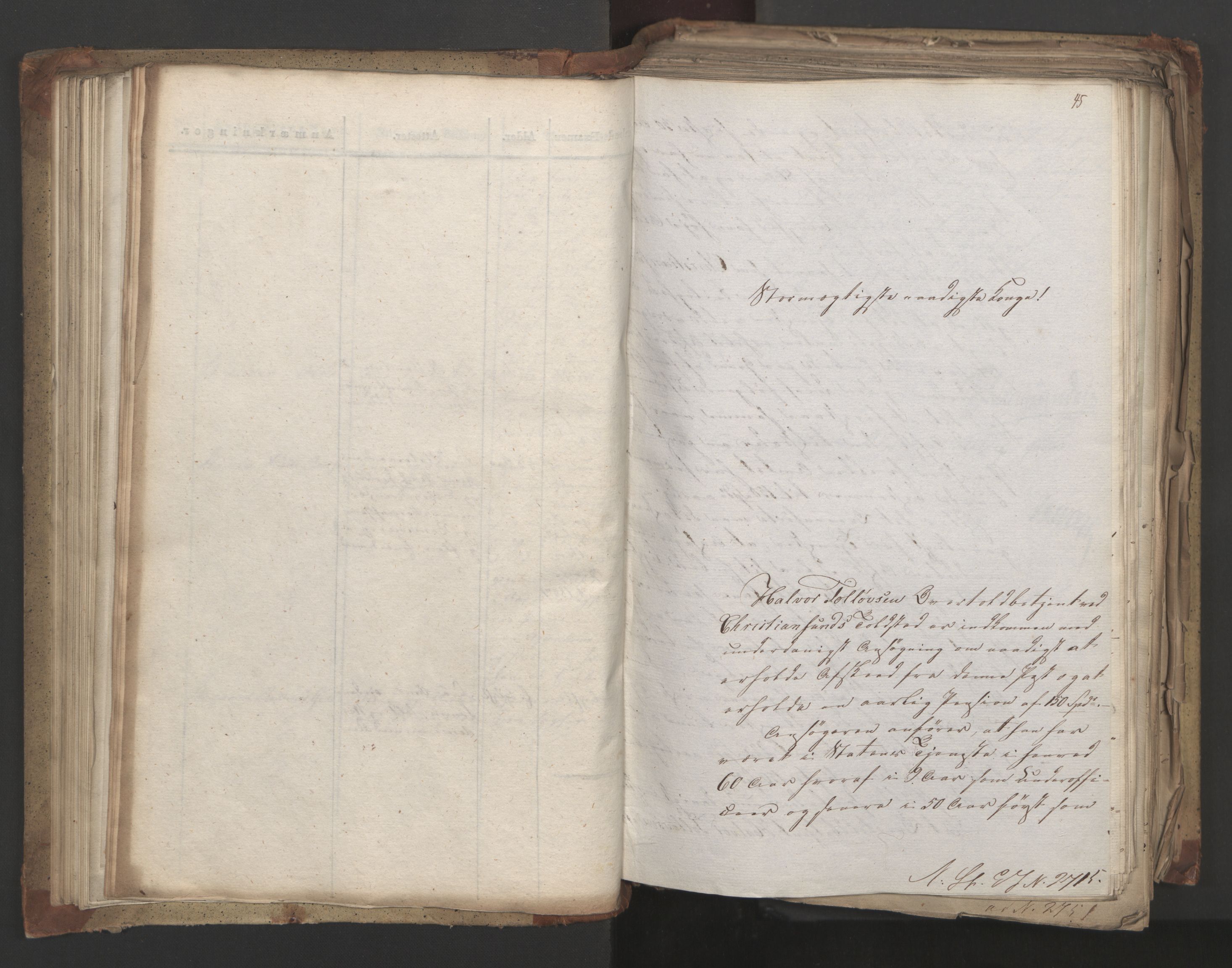 Statsrådsavdelingen i Stockholm, RA/S-1003/D/Da/L0043: Regjeringsinnstillinger nr. 2706-2845, 1825, s. 83