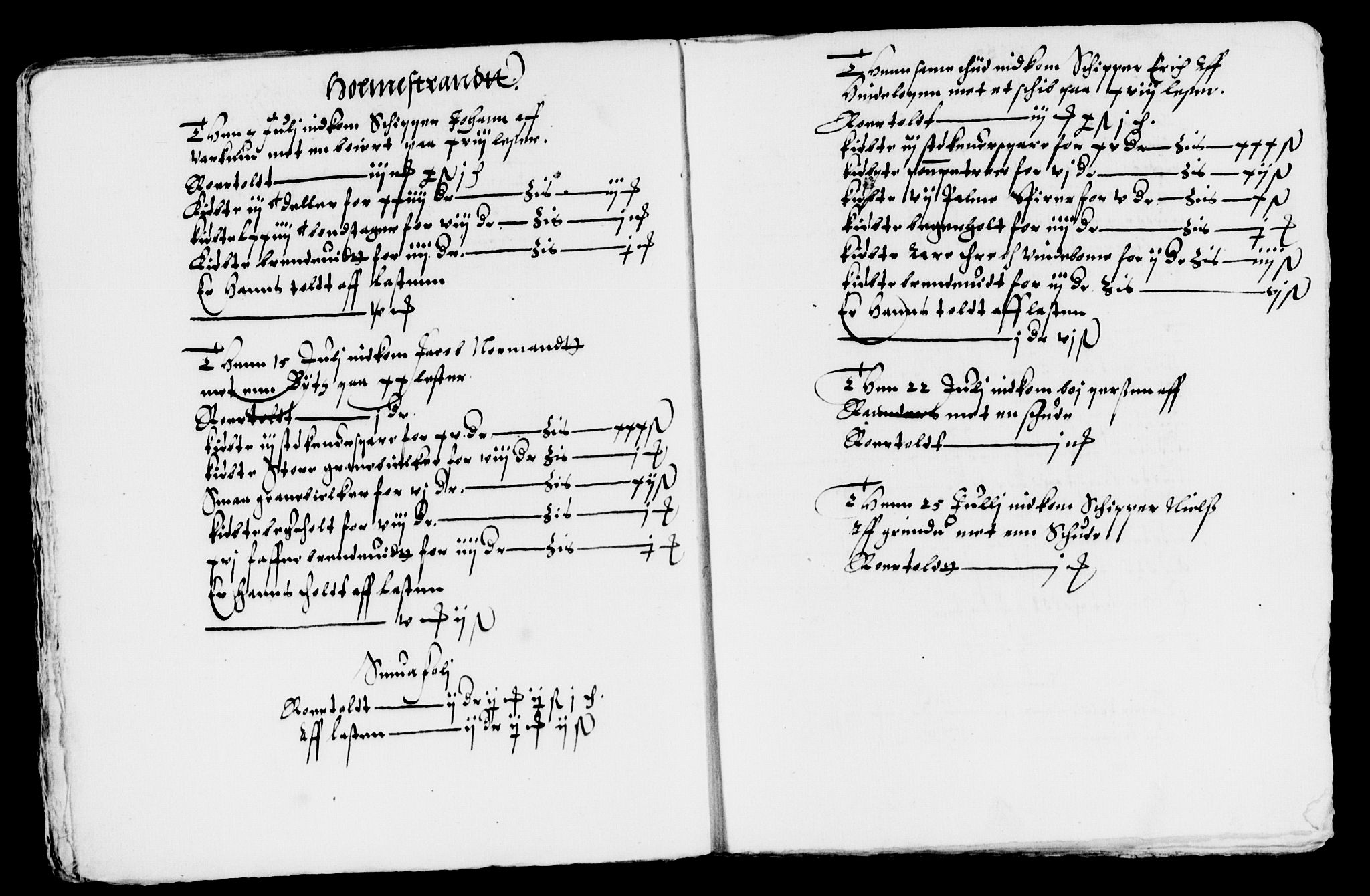 Rentekammeret inntil 1814, Reviderte regnskaper, Lensregnskaper, AV/RA-EA-5023/R/Rb/Rbo/L0001: Tønsberg len, 1584-1612
