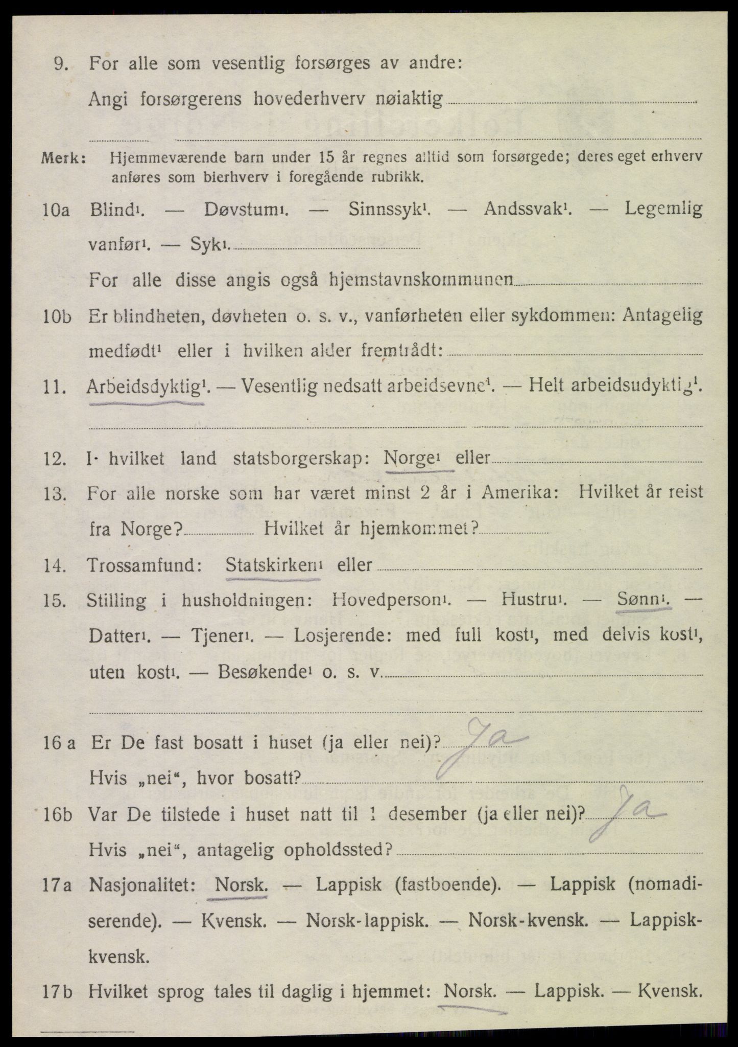 SAT, Folketelling 1920 for 1824 Vefsn herred, 1920, s. 7490