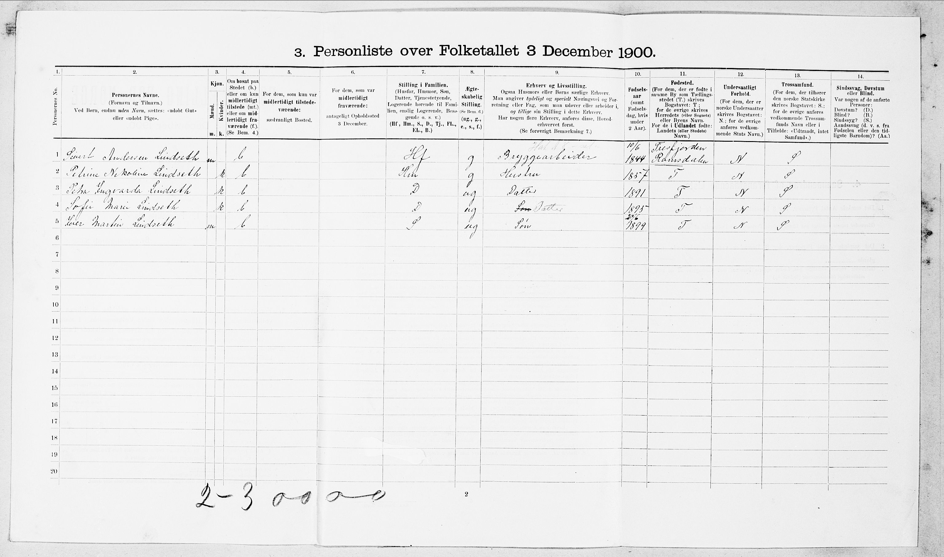 SAT, Folketelling 1900 for 1501 Ålesund kjøpstad, 1900, s. 4683