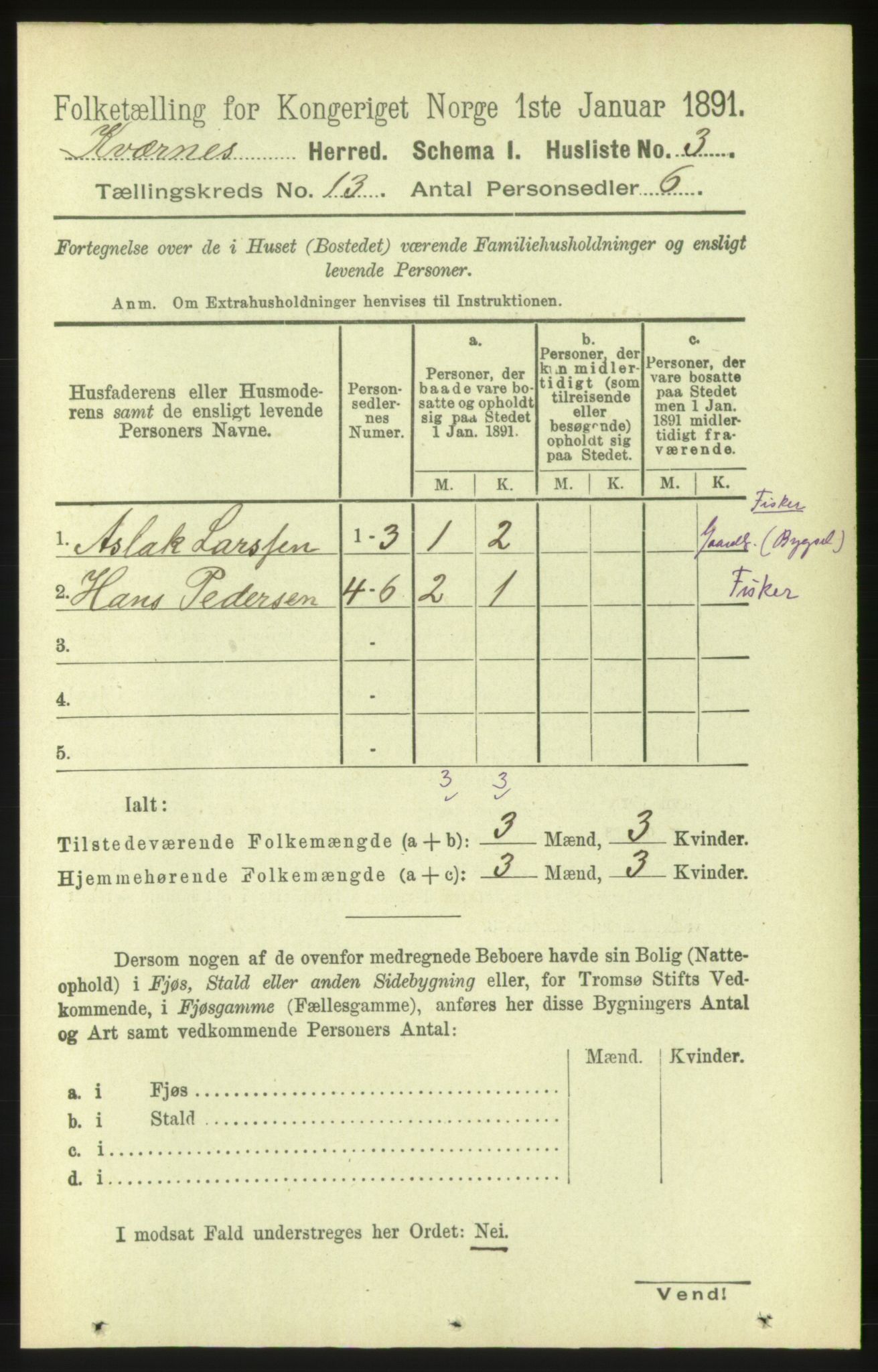 RA, Folketelling 1891 for 1553 Kvernes herred, 1891, s. 5387