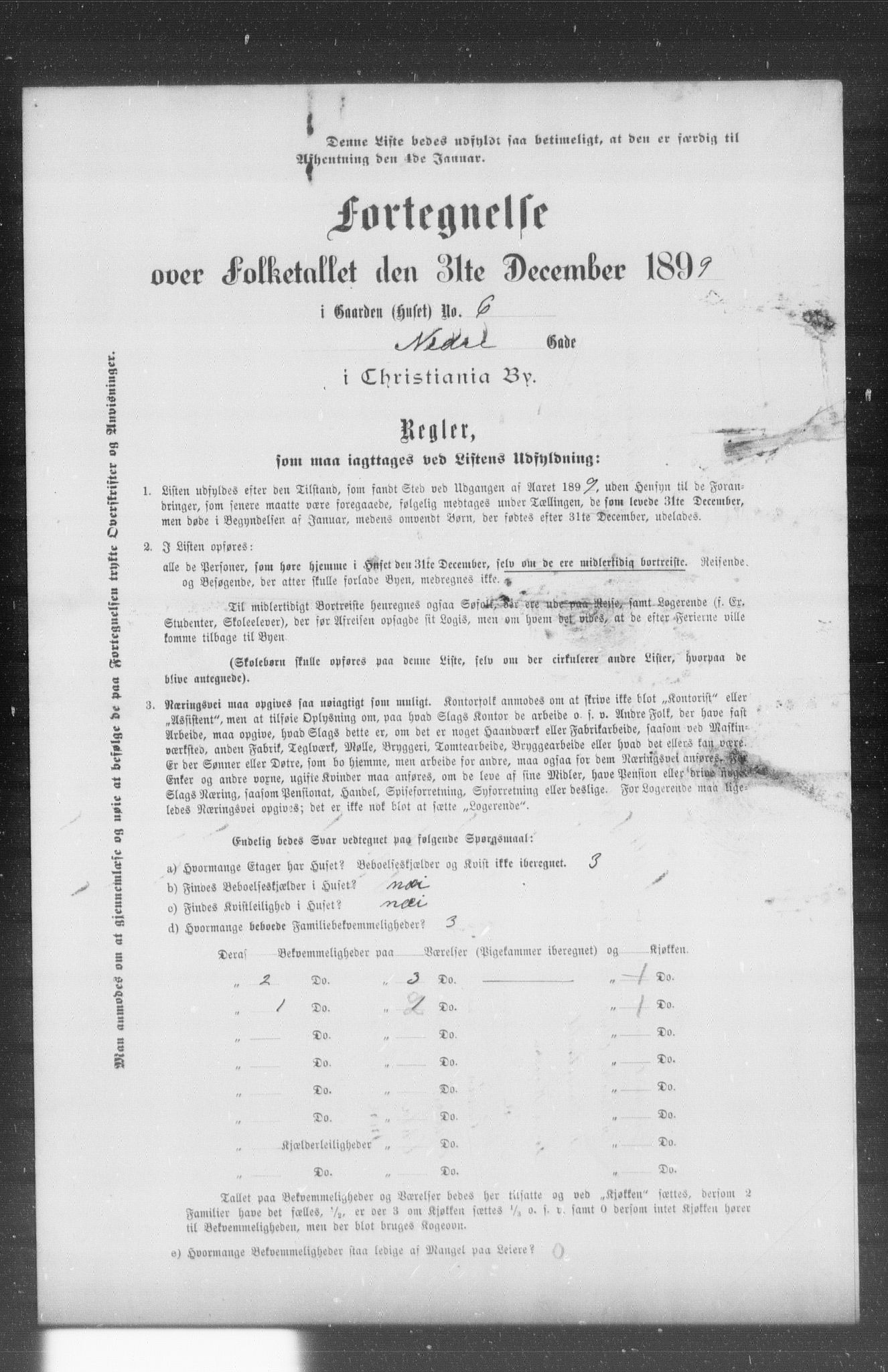 OBA, Kommunal folketelling 31.12.1899 for Kristiania kjøpstad, 1899, s. 8982