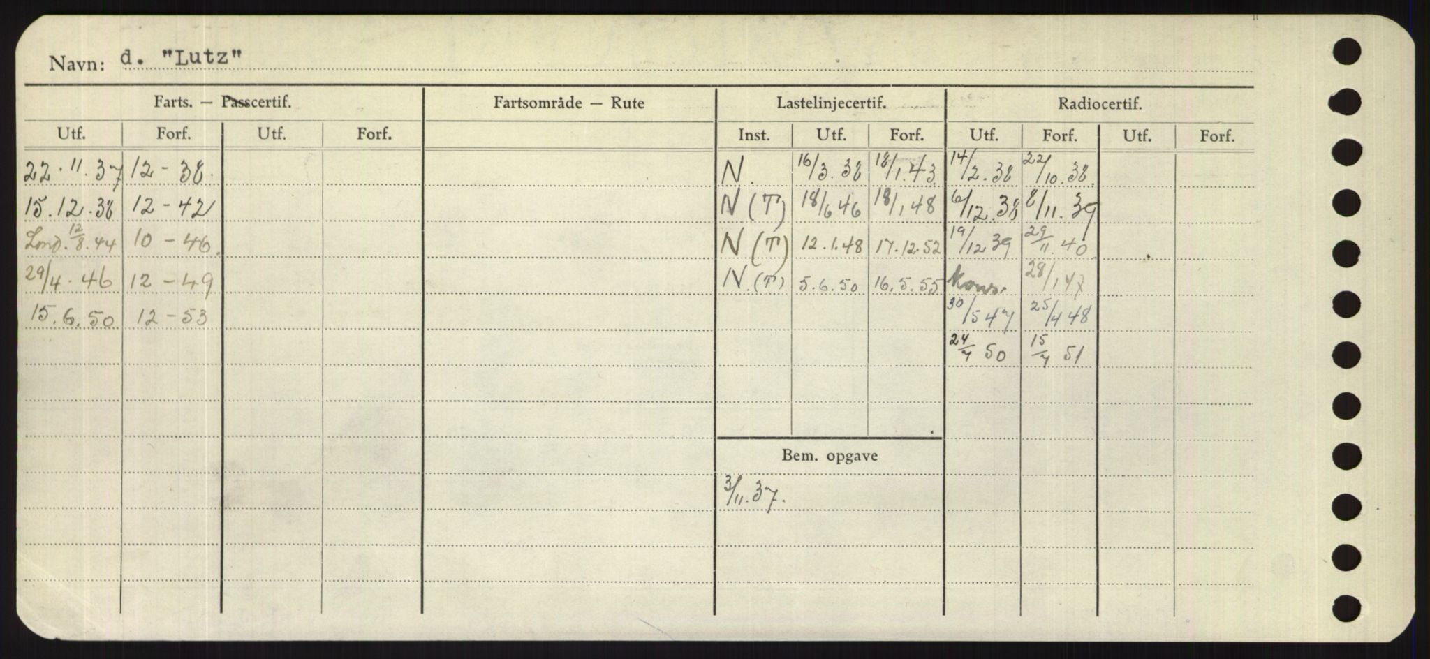 Sjøfartsdirektoratet med forløpere, Skipsmålingen, RA/S-1627/H/Hd/L0023: Fartøy, Lia-Løv, s. 430