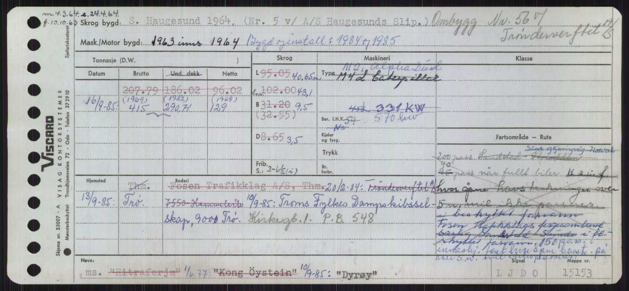 Sjøfartsdirektoratet med forløpere, Skipsmålingen, RA/S-1627/H/Ha/L0001/0002: Fartøy, A-Eig / Fartøy Bjør-Eig, s. 925