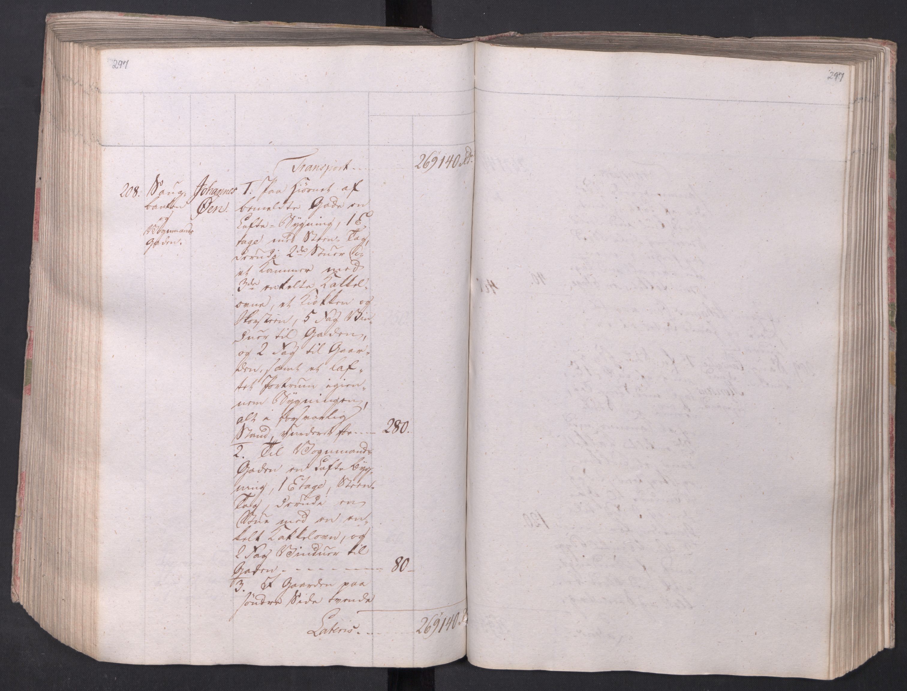 Kristiania stiftamt, AV/SAO-A-10386/I/Ia/L0015: Branntakster, 1797, s. 297
