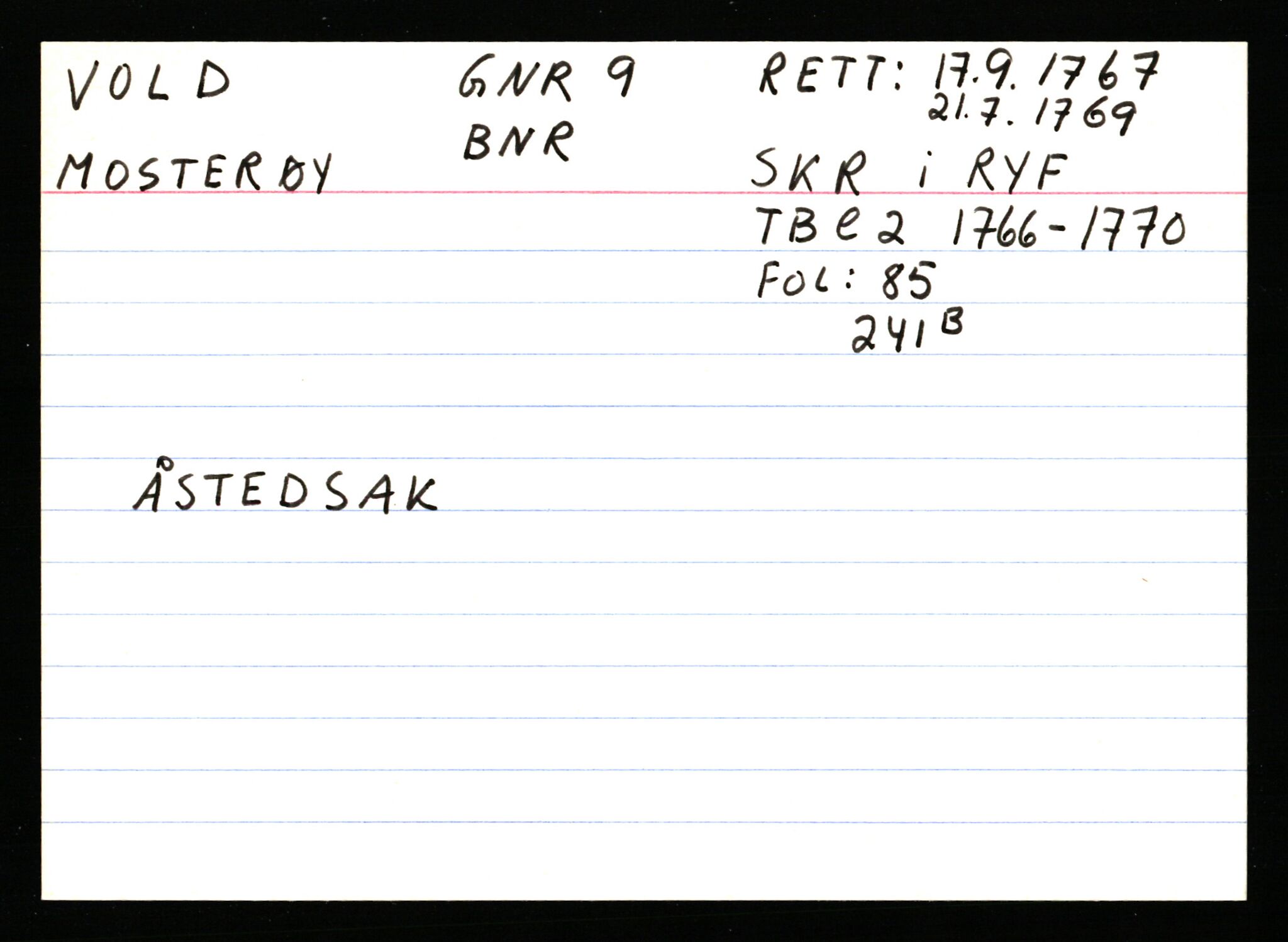 Statsarkivet i Stavanger, AV/SAST-A-101971/03/Y/Ym/L0067: Åstedskort sortert etter gårdsnavn: Vik - Vold, 1600-1950, s. 654