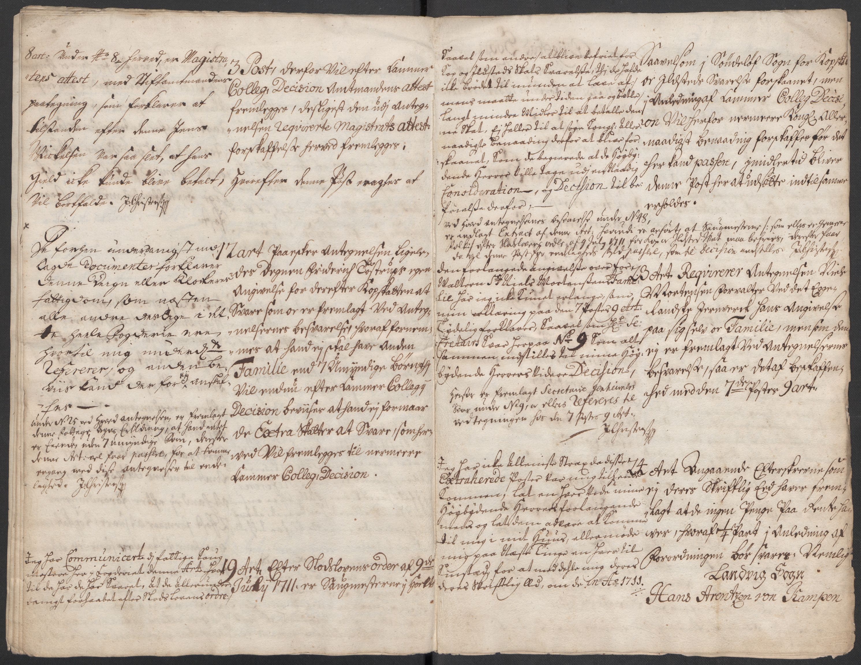 Rentekammeret inntil 1814, Reviderte regnskaper, Fogderegnskap, AV/RA-EA-4092/R39/L2320: Fogderegnskap Nedenes, 1712, s. 590