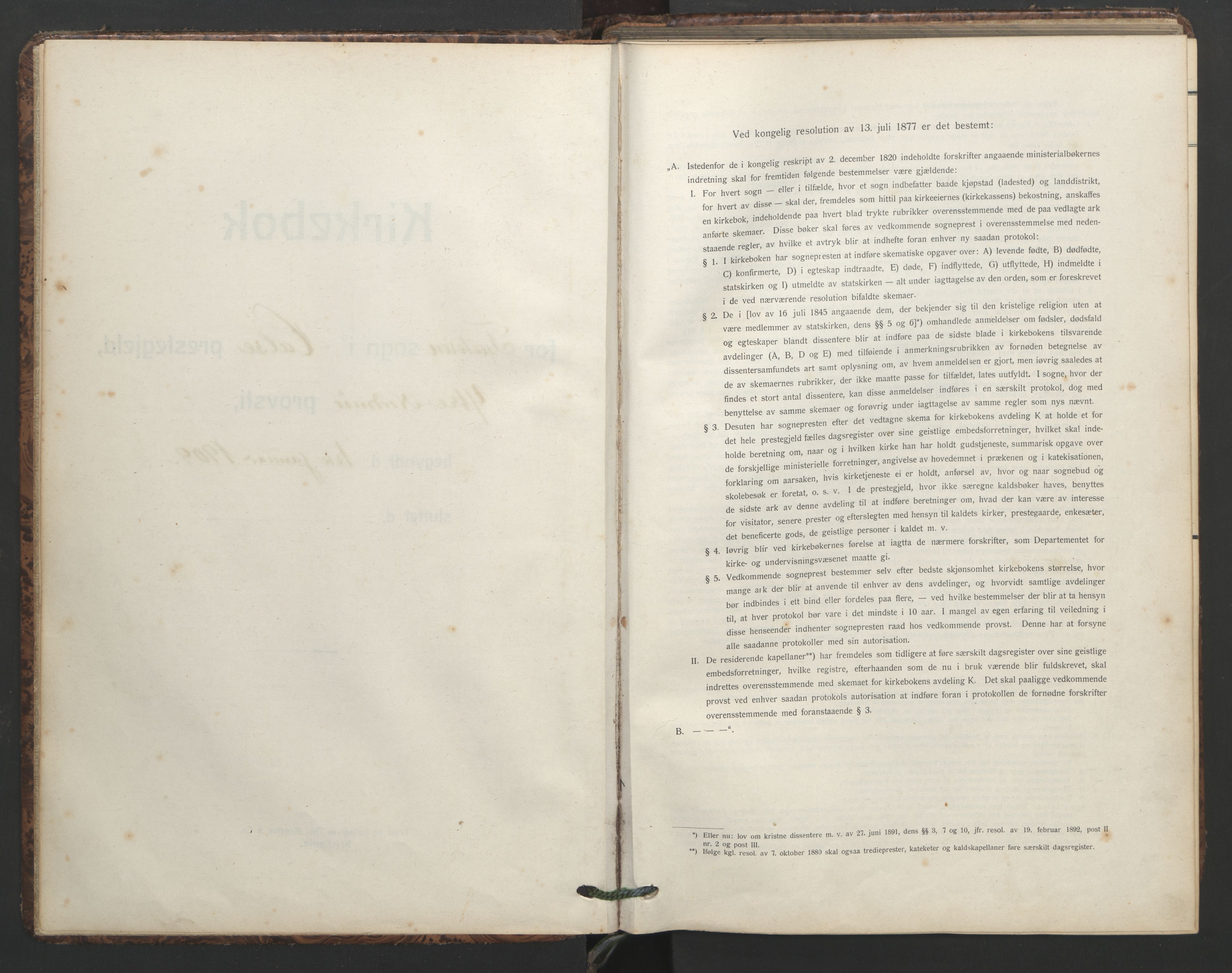 Ministerialprotokoller, klokkerbøker og fødselsregistre - Møre og Romsdal, AV/SAT-A-1454/577/L0897: Klokkerbok nr. 577C01, 1909-1946