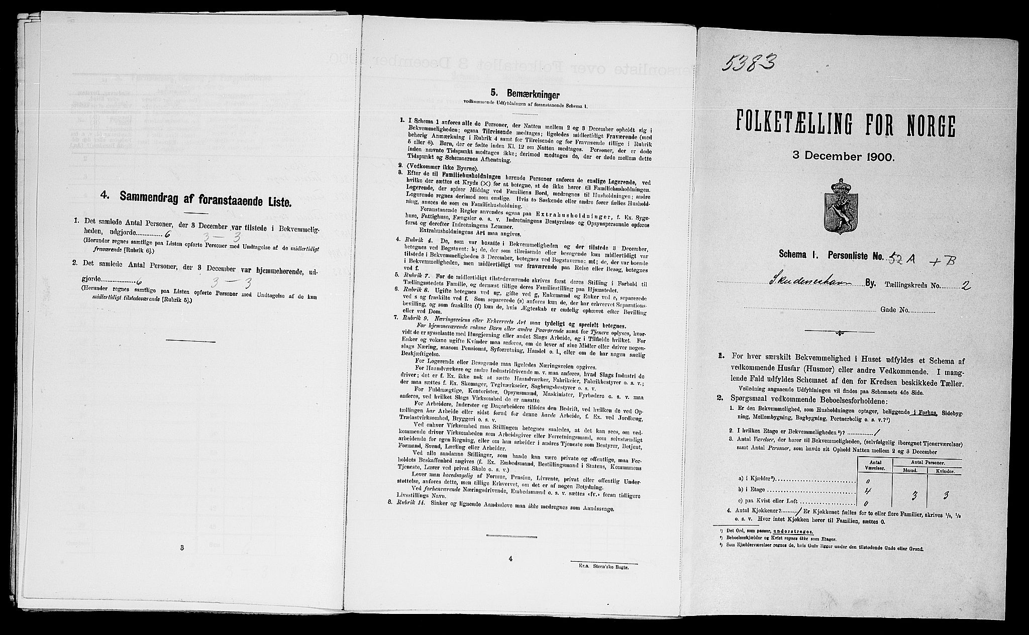 SAST, Folketelling 1900 for 1104 Skudeneshavn ladested, 1900, s. 467