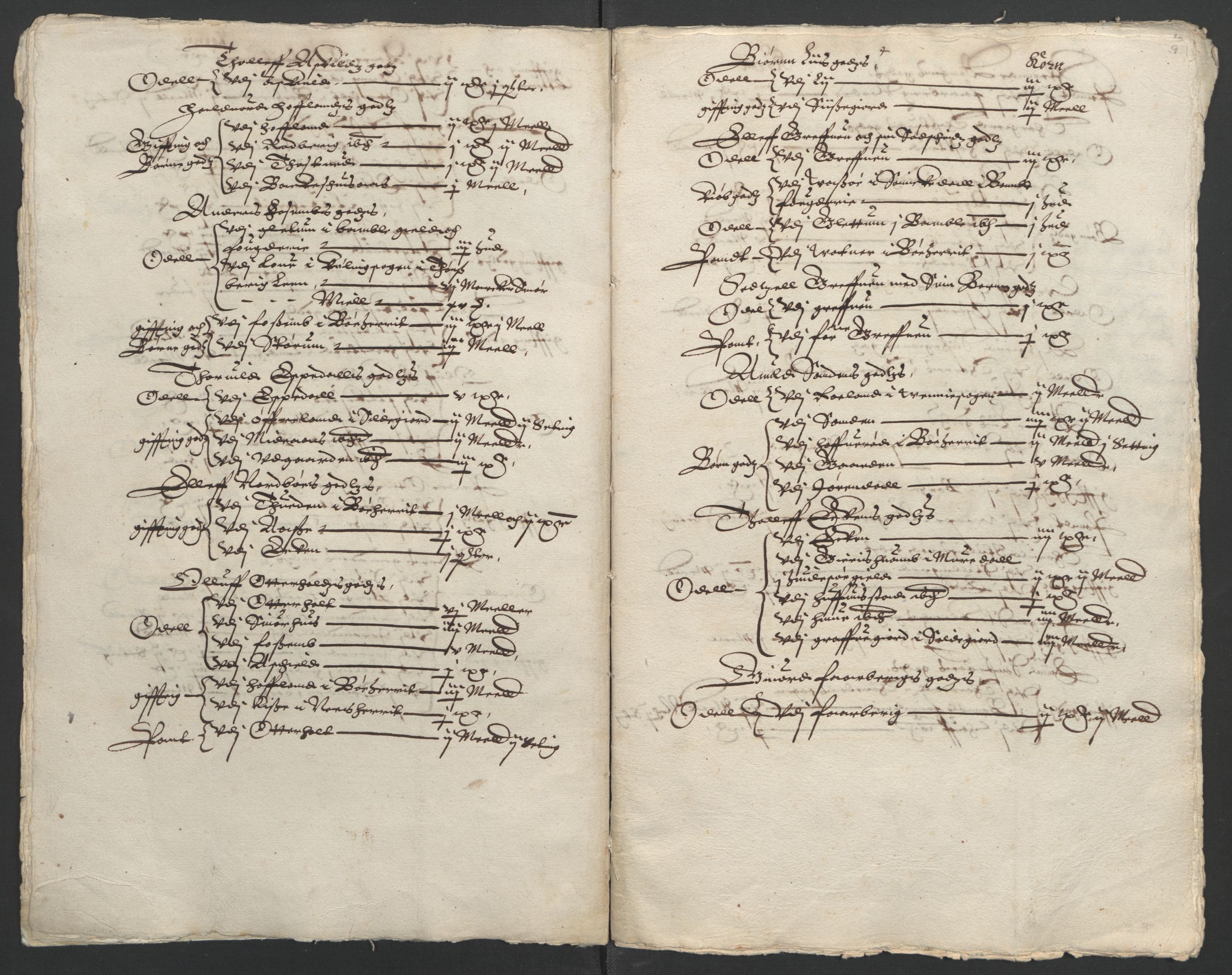 Stattholderembetet 1572-1771, RA/EA-2870/Ek/L0009/0002: Jordebøker til utlikning av rosstjeneste 1624-1626: / Odelsjordebøker for Bratsberg len, 1624, s. 36
