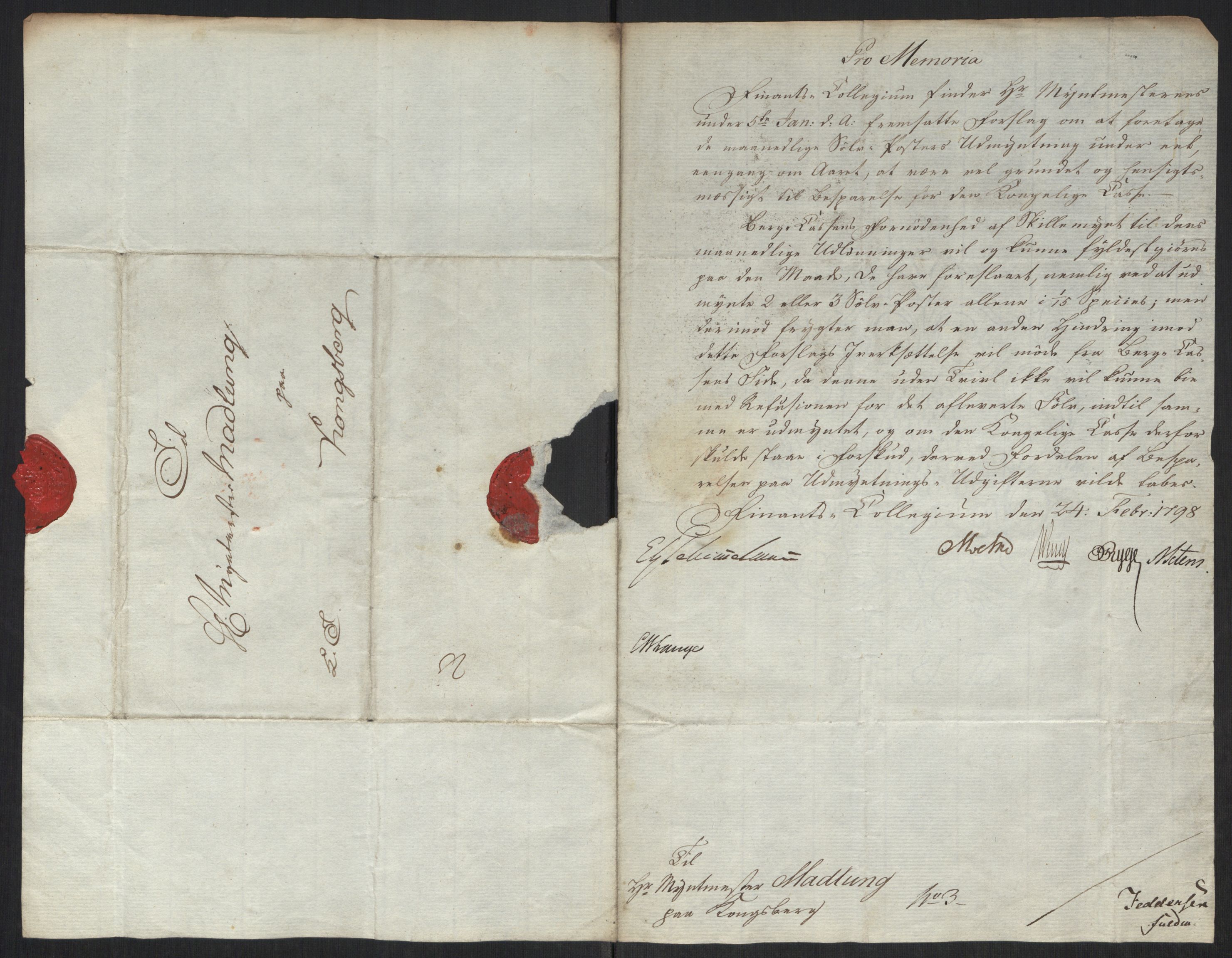 Rentekammeret inntil 1814, Realistisk ordnet avdeling, AV/RA-EA-4070/Oa/L0008: [Y6]: Embetsbrev til myntmesteren på Kongsberg (1797-1806 og 1808-1813), 1797-1813, s. 46