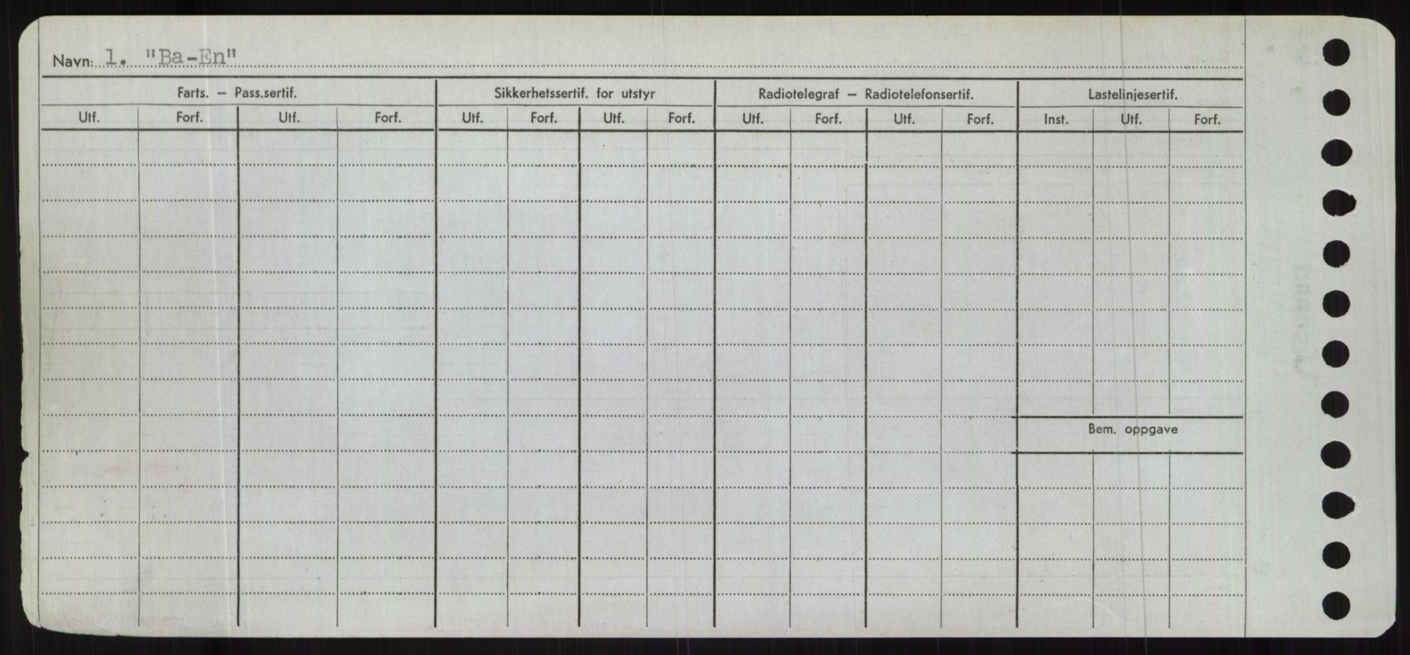 Sjøfartsdirektoratet med forløpere, Skipsmålingen, RA/S-1627/H/Hc/L0001: Lektere, A-Y, s. 32