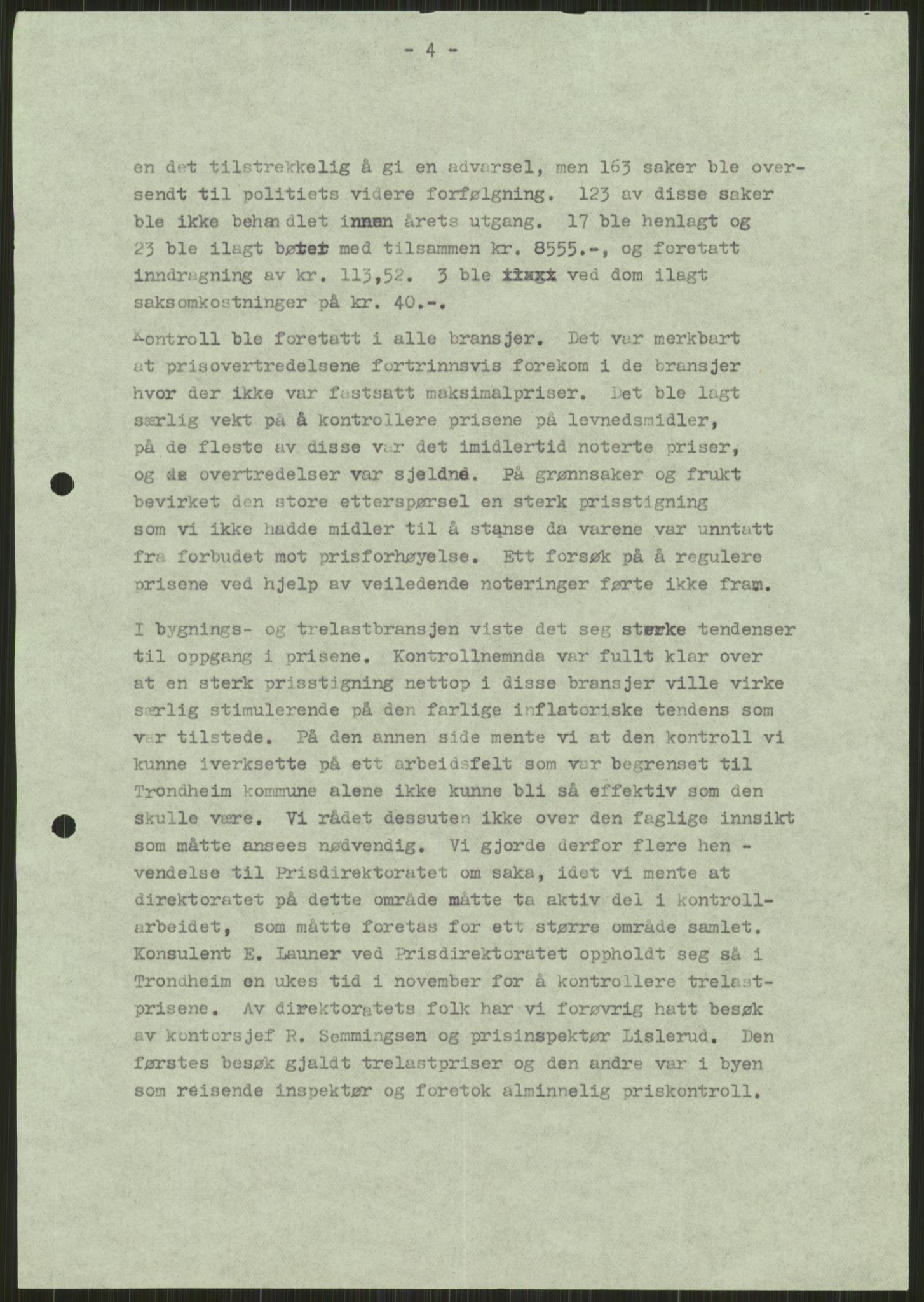 Forsvaret, Forsvarets krigshistoriske avdeling, RA/RAFA-2017/Y/Ya/L0016: II-C-11-31 - Fylkesmenn.  Rapporter om krigsbegivenhetene 1940., 1940, s. 233