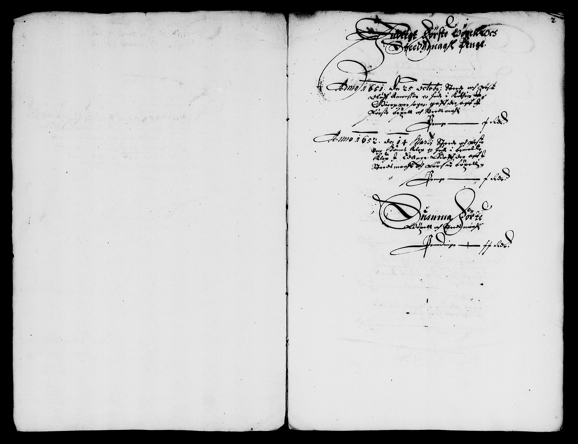 Rentekammeret inntil 1814, Reviderte regnskaper, Lensregnskaper, AV/RA-EA-5023/R/Rb/Rbp/L0037: Bratsberg len, 1650-1652