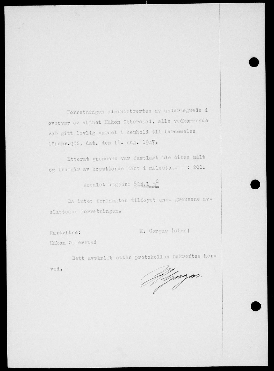 Onsøy sorenskriveri, SAO/A-10474/G/Ga/Gab/L0021: Pantebok nr. II A-21, 1947-1947, Dagboknr: 3118/1947