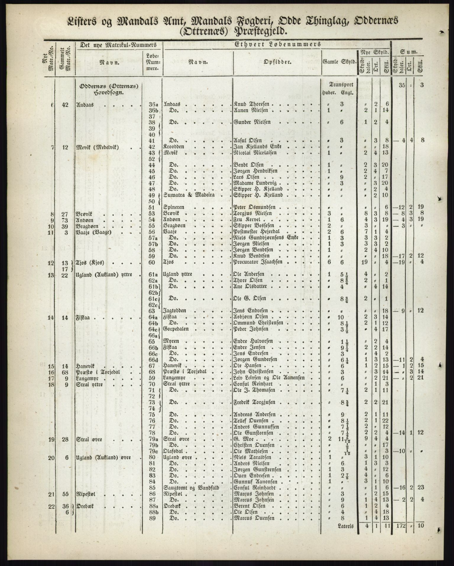 Andre publikasjoner, PUBL/PUBL-999/0002/0009: Bind 9 - Lister og Mandal amt, 1838, s. 32