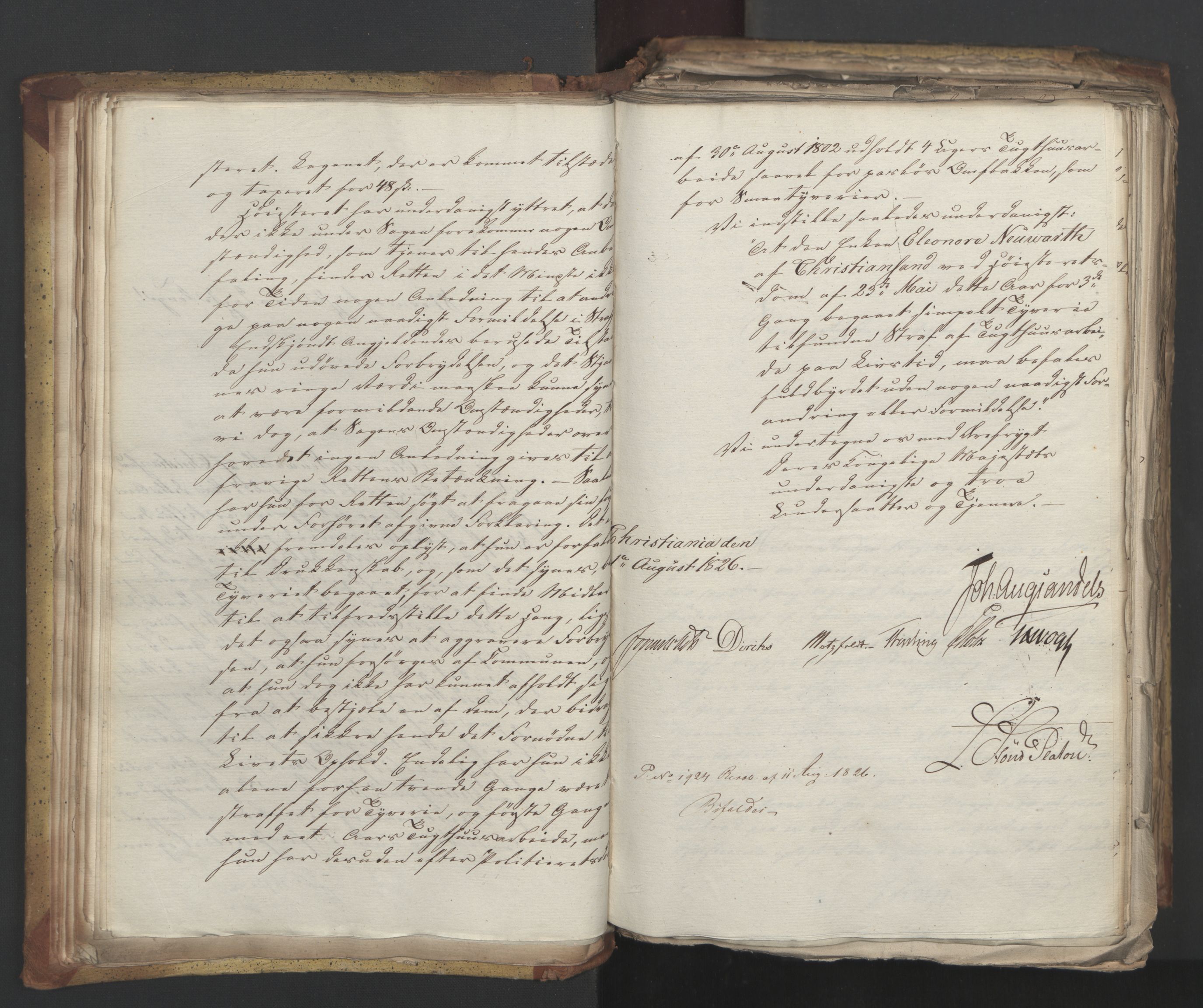 Statsrådsavdelingen i Stockholm, AV/RA-S-1003/D/Da/L0048: Regjeringsinnstillinger nr. 3600-3859, 1826, s. 54
