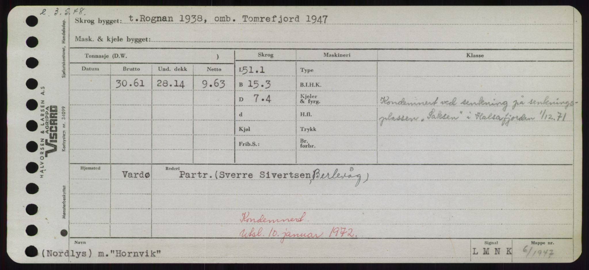 Sjøfartsdirektoratet med forløpere, Skipsmålingen, AV/RA-S-1627/H/Hd/L0017: Fartøy, Holi-Hå, s. 93