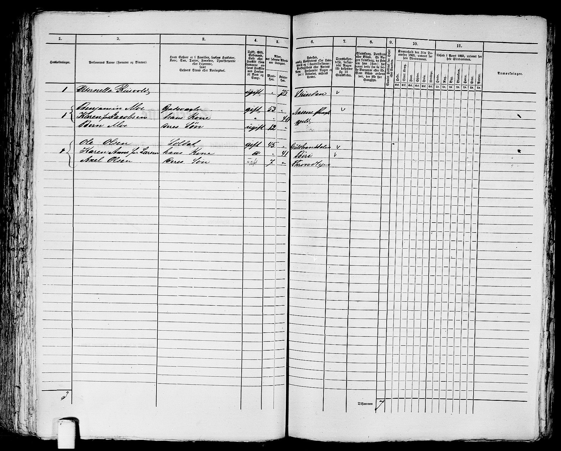 RA, Folketelling 1865 for 1601 Trondheim kjøpstad, 1865, s. 1777