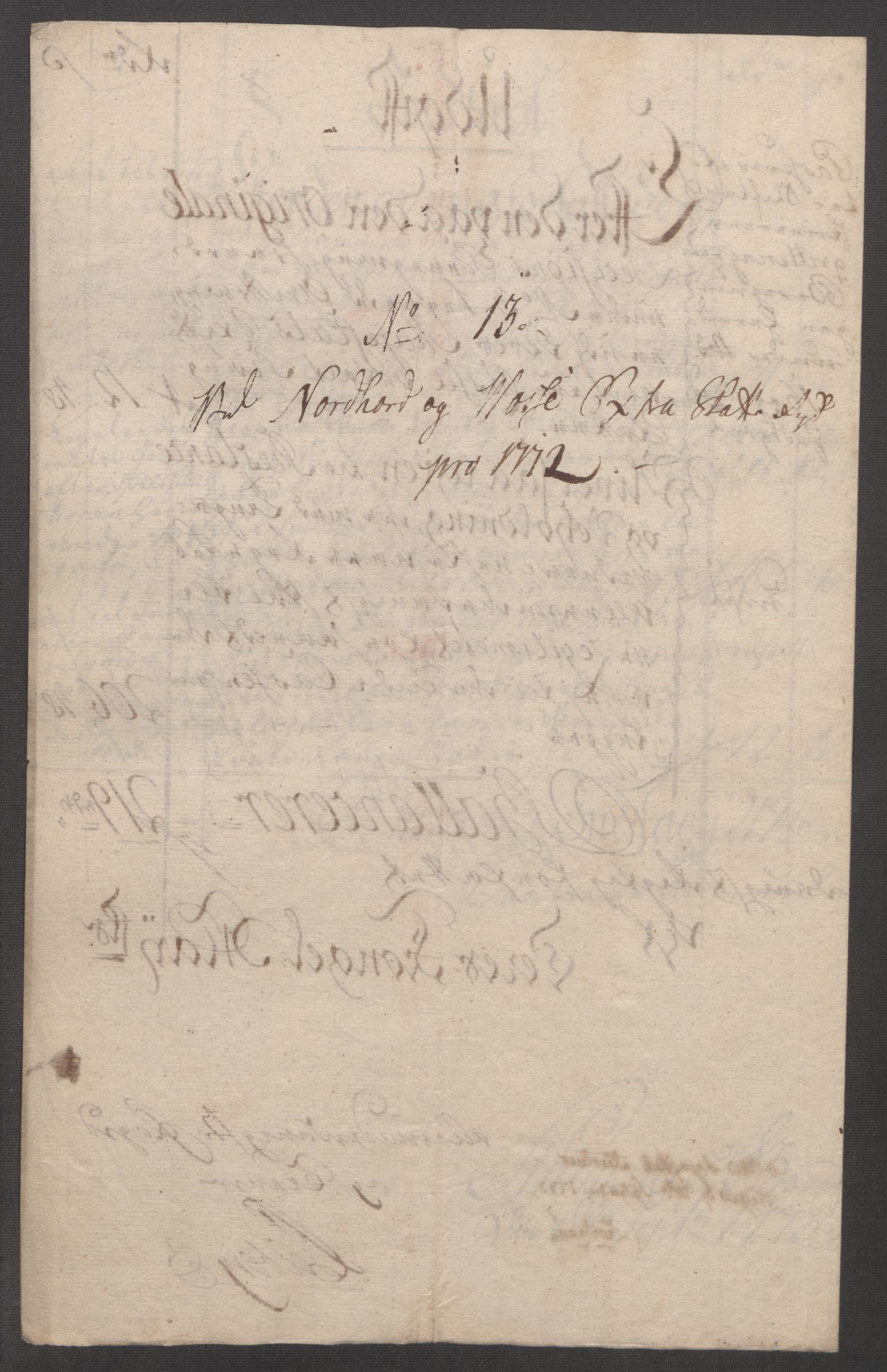 Rentekammeret inntil 1814, Reviderte regnskaper, Fogderegnskap, AV/RA-EA-4092/R51/L3303: Ekstraskatten Nordhordland og Voss, 1762-1772, s. 700