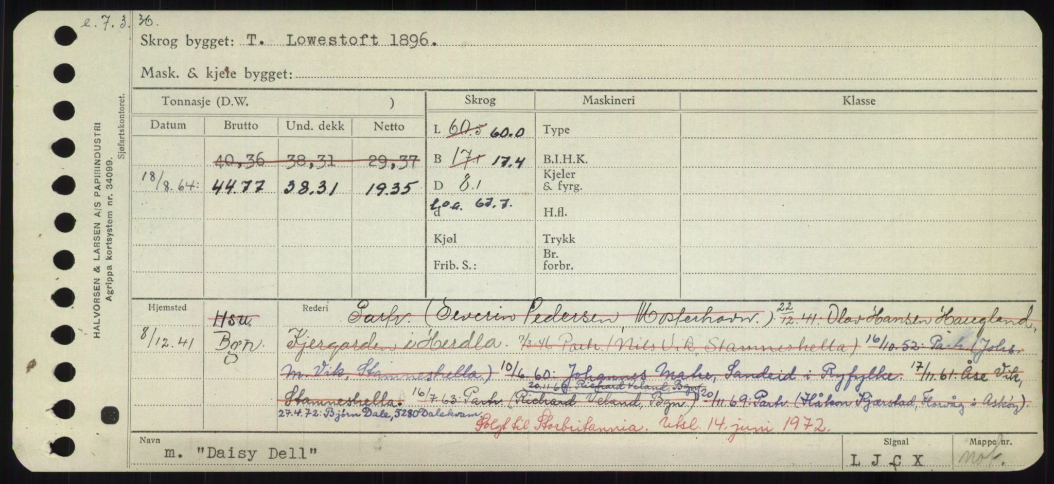 Sjøfartsdirektoratet med forløpere, Skipsmålingen, RA/S-1627/H/Hd/L0008: Fartøy, C-D, s. 367