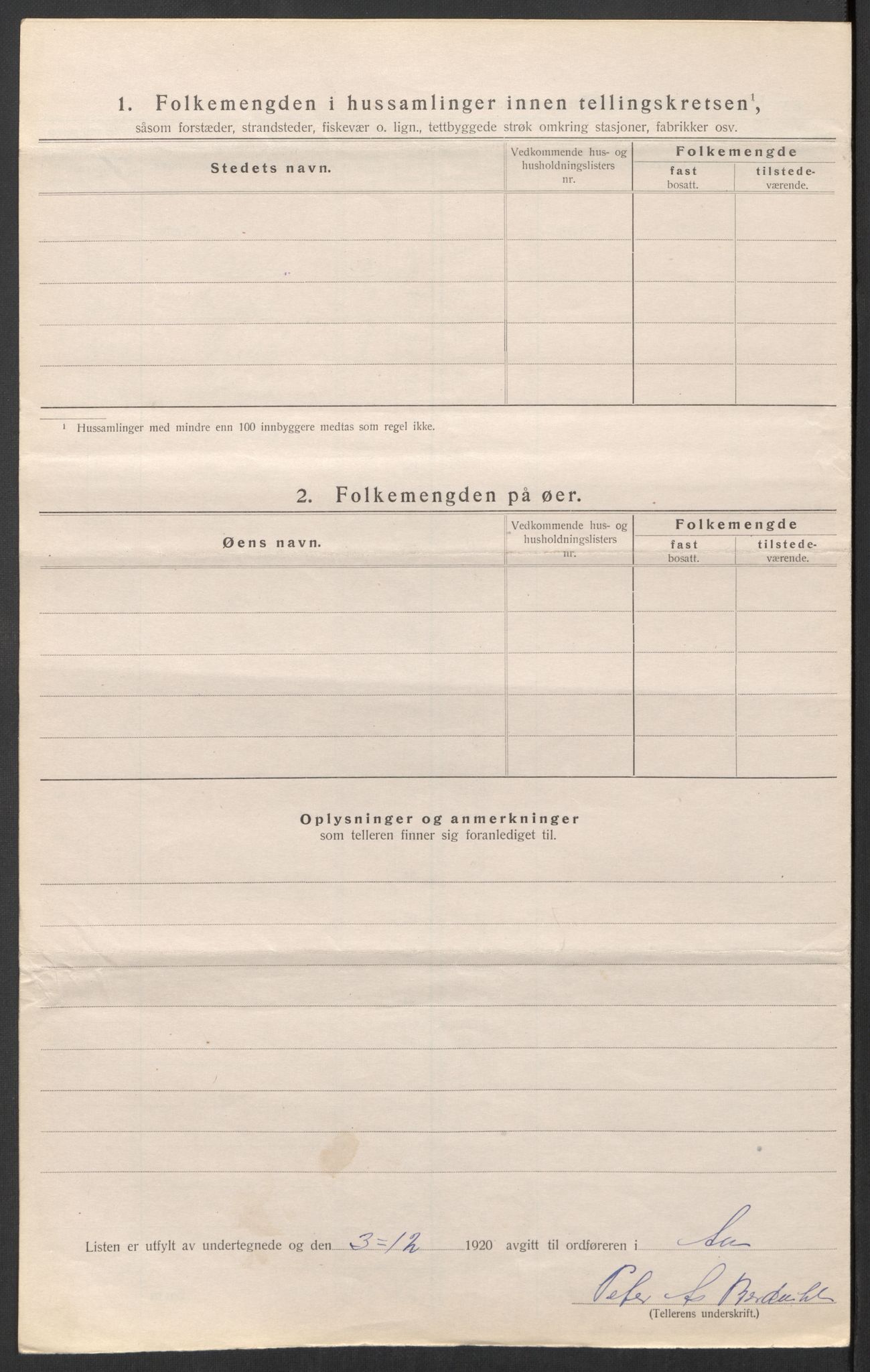 SAT, Folketelling 1920 for 1630 Å herred, 1920, s. 19