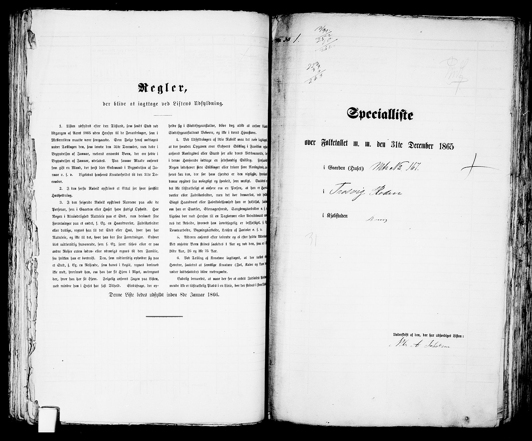 RA, Folketelling 1865 for 0804P Brevik prestegjeld, 1865, s. 560