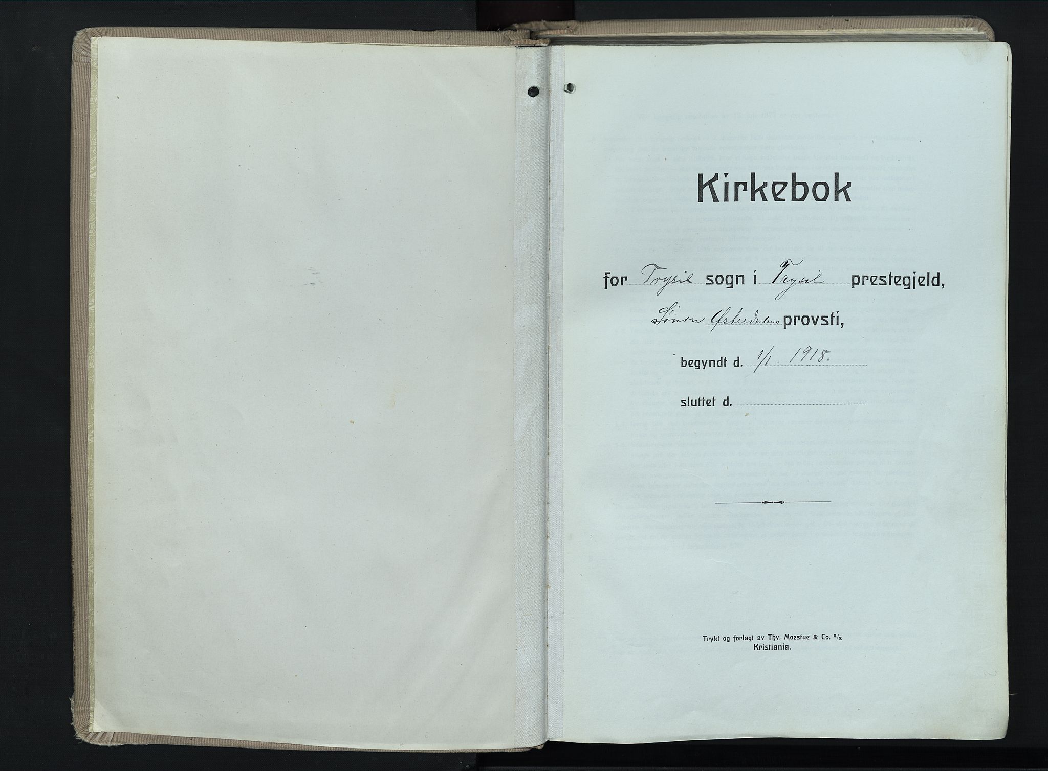 Trysil prestekontor, AV/SAH-PREST-046/H/Ha/Haa/L0017: Ministerialbok nr. 17, 1918-1936