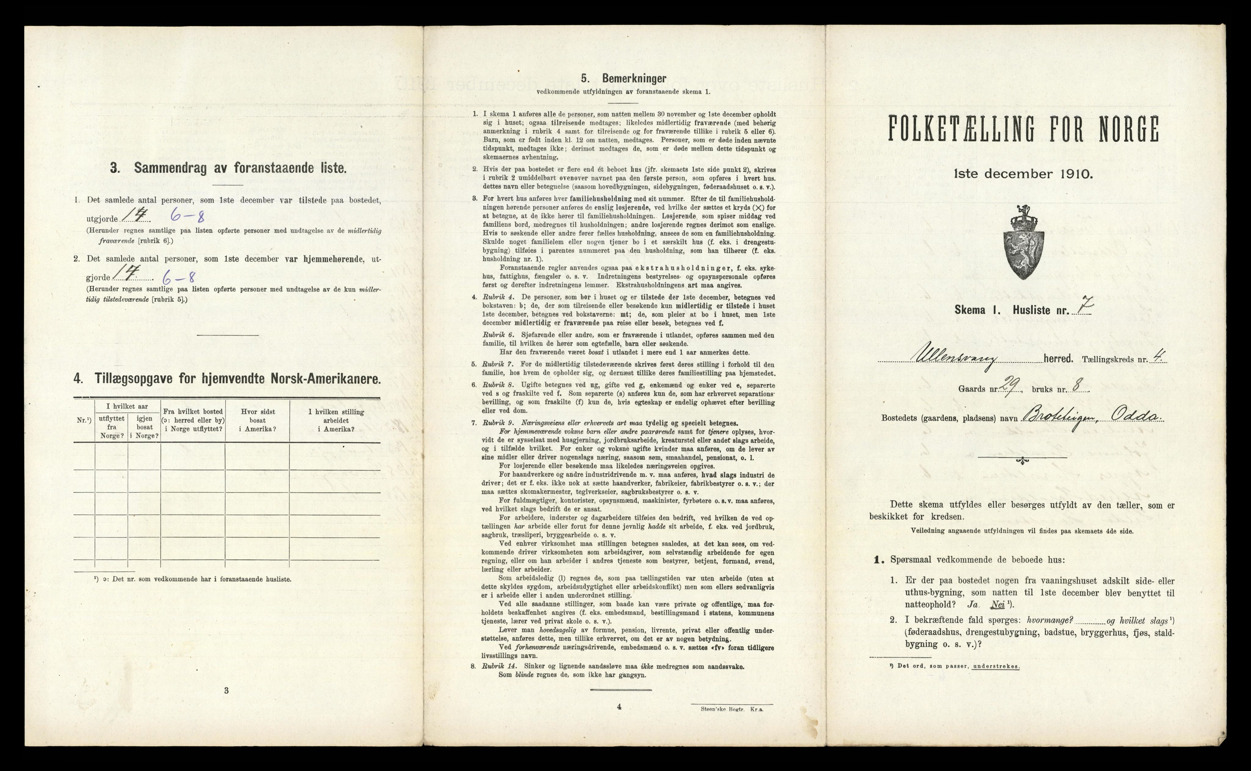 RA, Folketelling 1910 for 1230 Ullensvang herred, 1910, s. 387