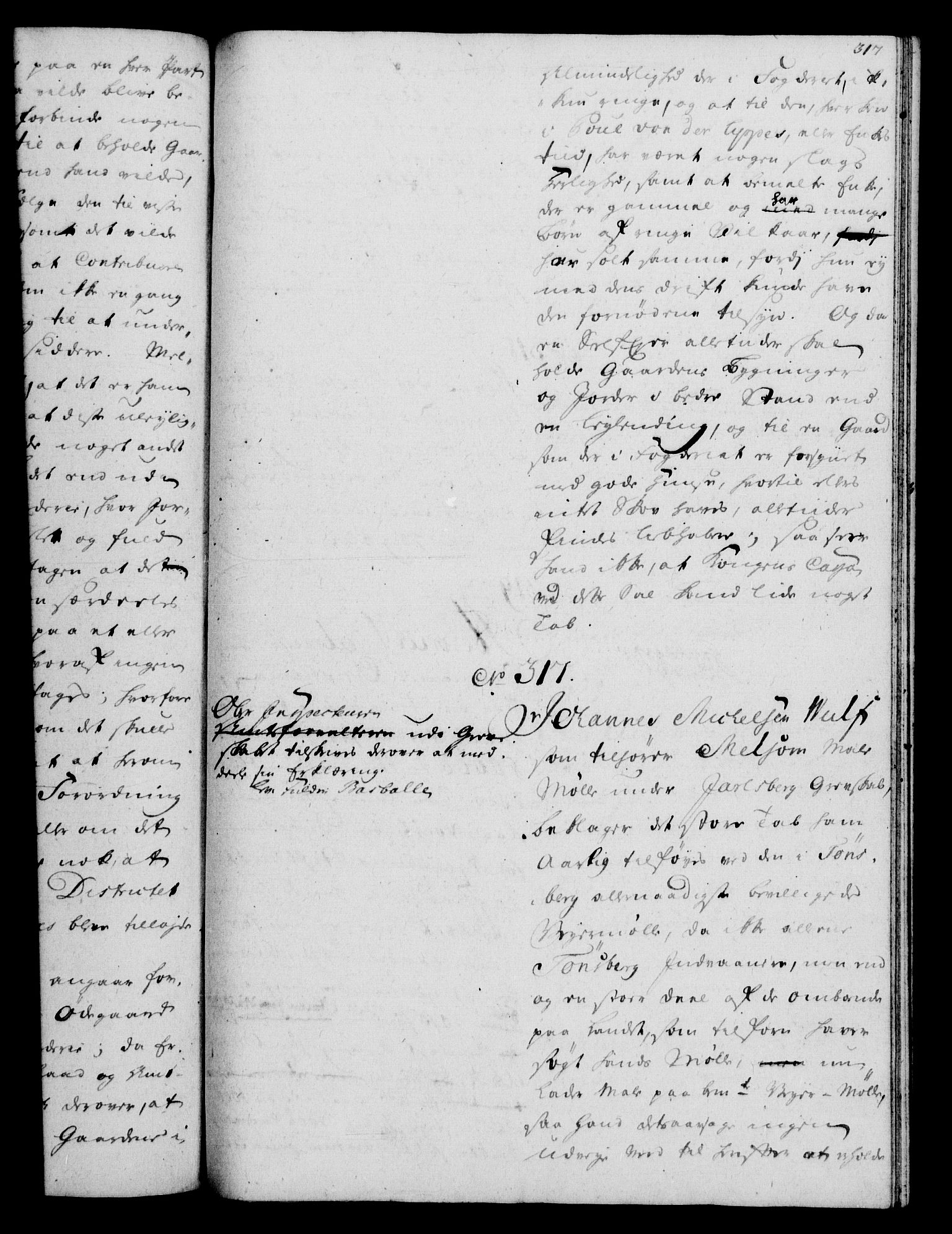 Rentekammeret, Kammerkanselliet, AV/RA-EA-3111/G/Gh/Gha/L0033: Norsk ekstraktmemorialprotokoll (merket RK 53.78), 1755-1756, s. 317