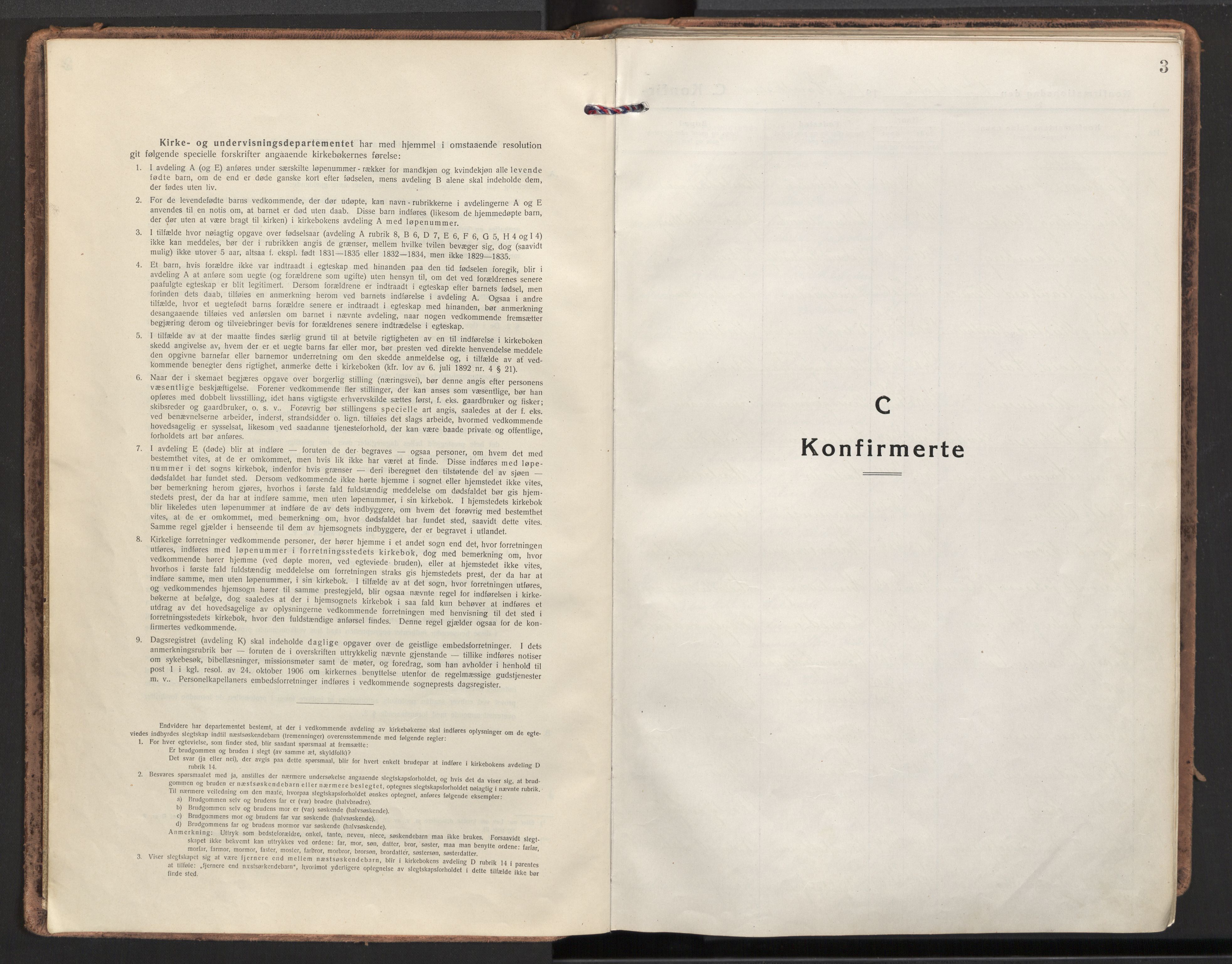 Eidsvoll prestekontor Kirkebøker, SAO/A-10888/F/Fa: Ministerialbok nr. I 9, 1918-1935, s. 3