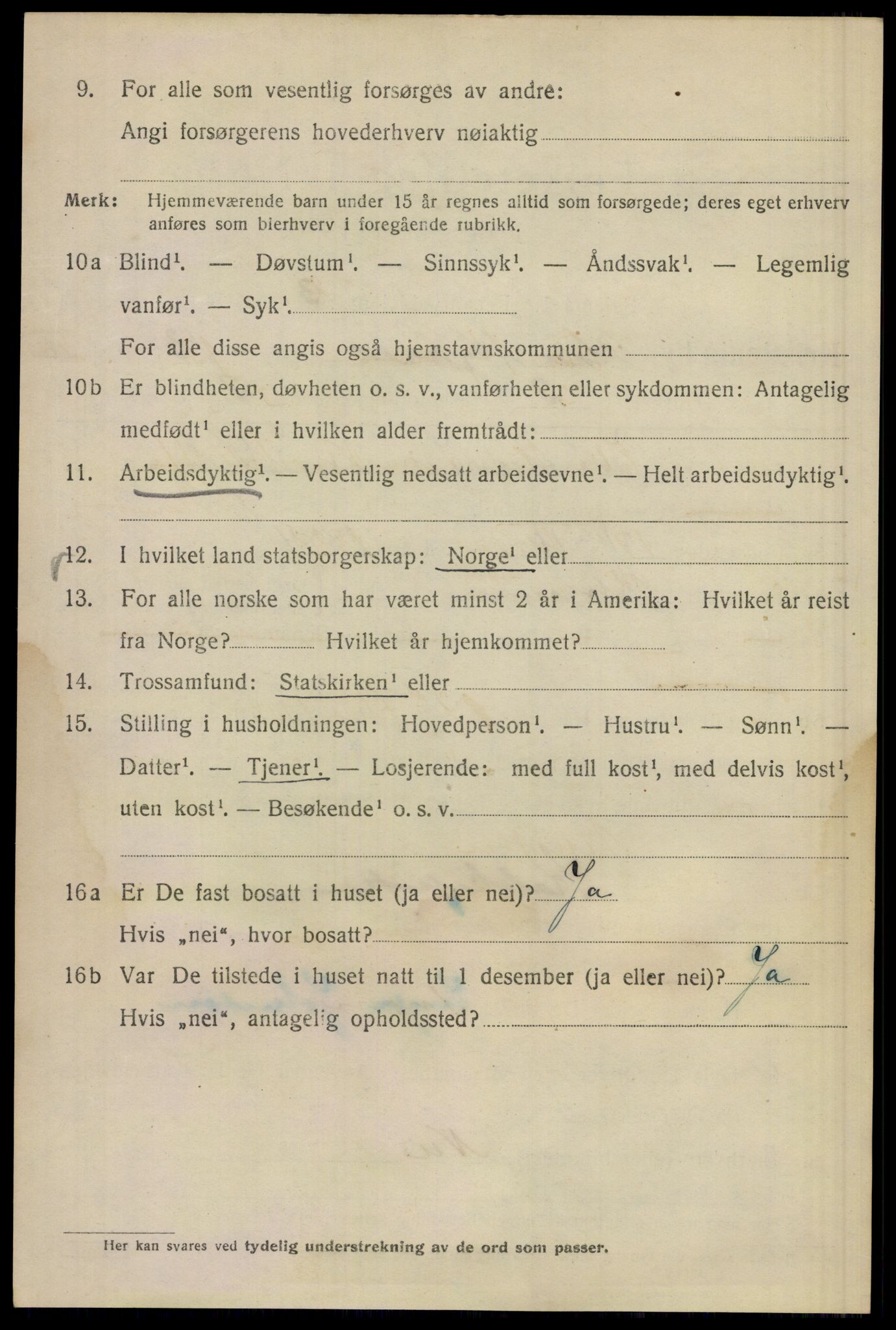 SAO, Folketelling 1920 for 0301 Kristiania kjøpstad, 1920, s. 432834