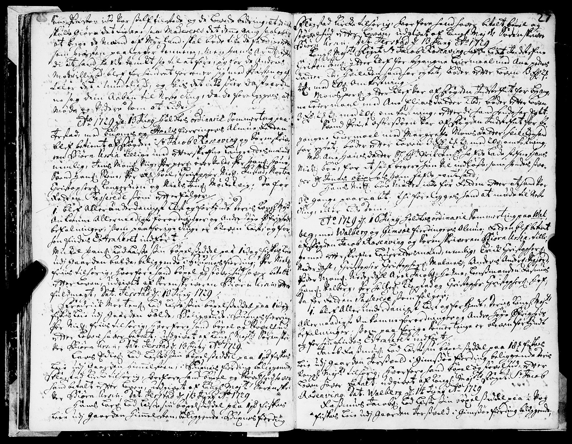 Lofoten sorenskriveri, SAT/A-0017/1/1/1A/L0003: Tingbok, 1726-1796, s. 26b-27a