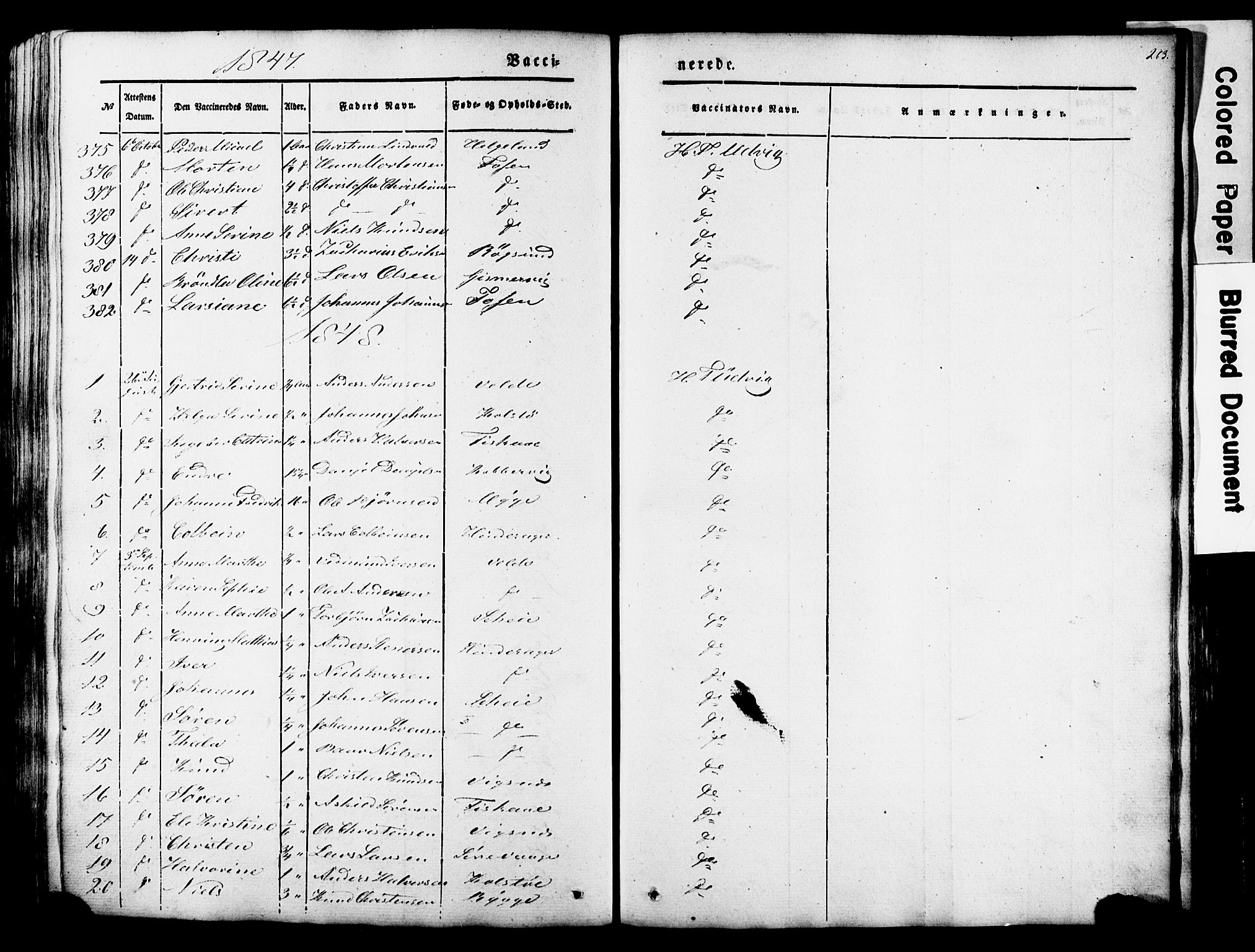 Avaldsnes sokneprestkontor, SAST/A -101851/H/Ha/Haa/L0007: Ministerialbok nr. A 7, 1841-1853, s. 263