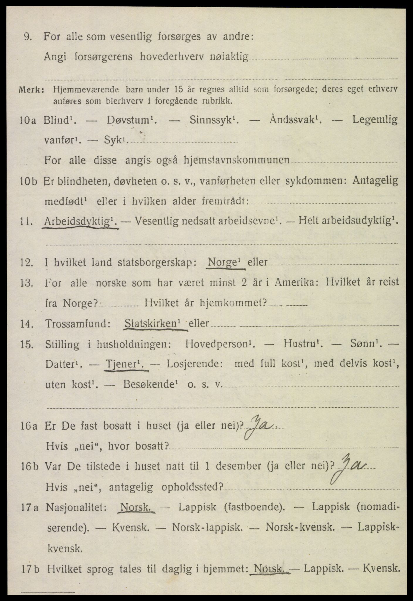 SAT, Folketelling 1920 for 1746 Klinga herred, 1920, s. 1444