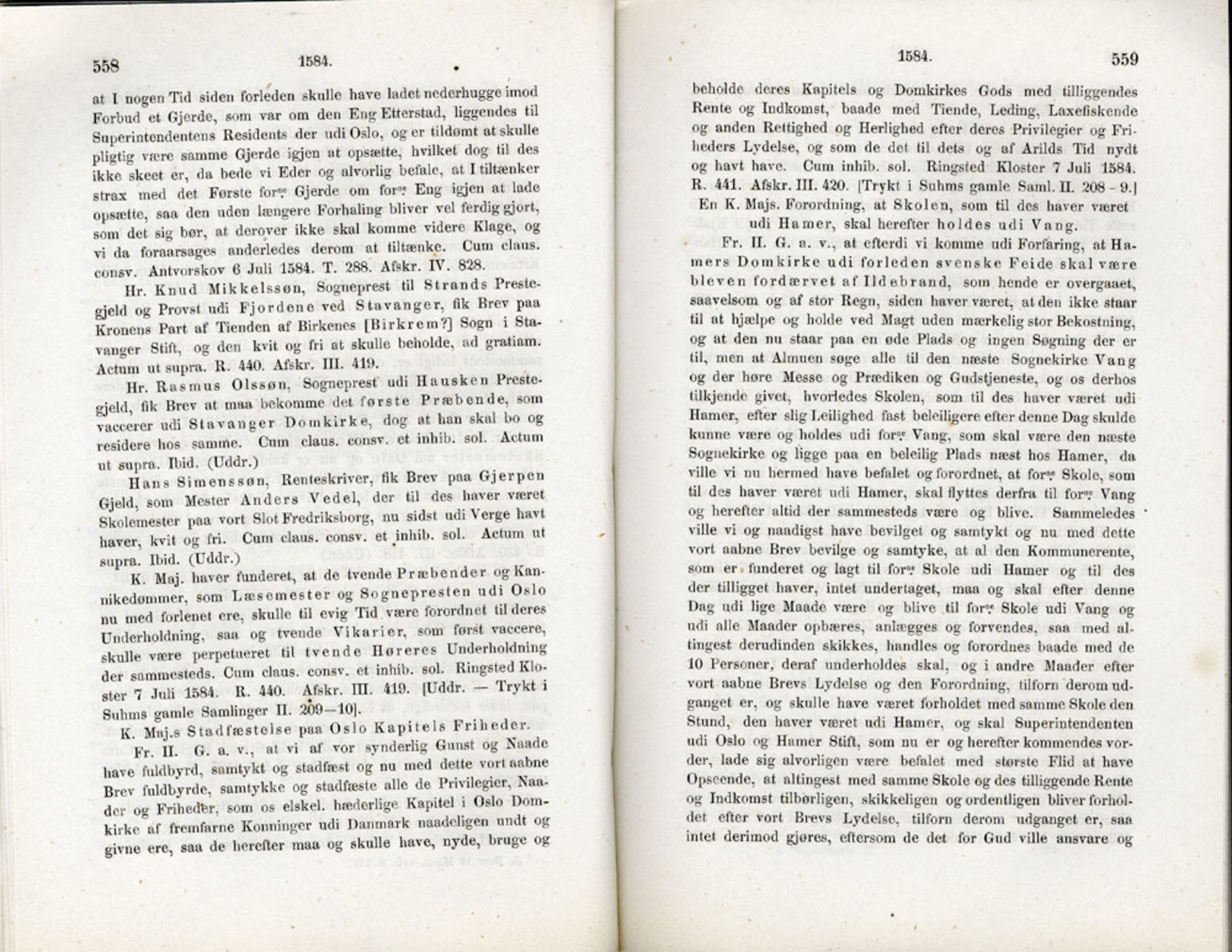 Publikasjoner utgitt av Det Norske Historiske Kildeskriftfond, PUBL/-/-/-: Norske Rigs-Registranter, bind 2, 1572-1588, s. 558-559