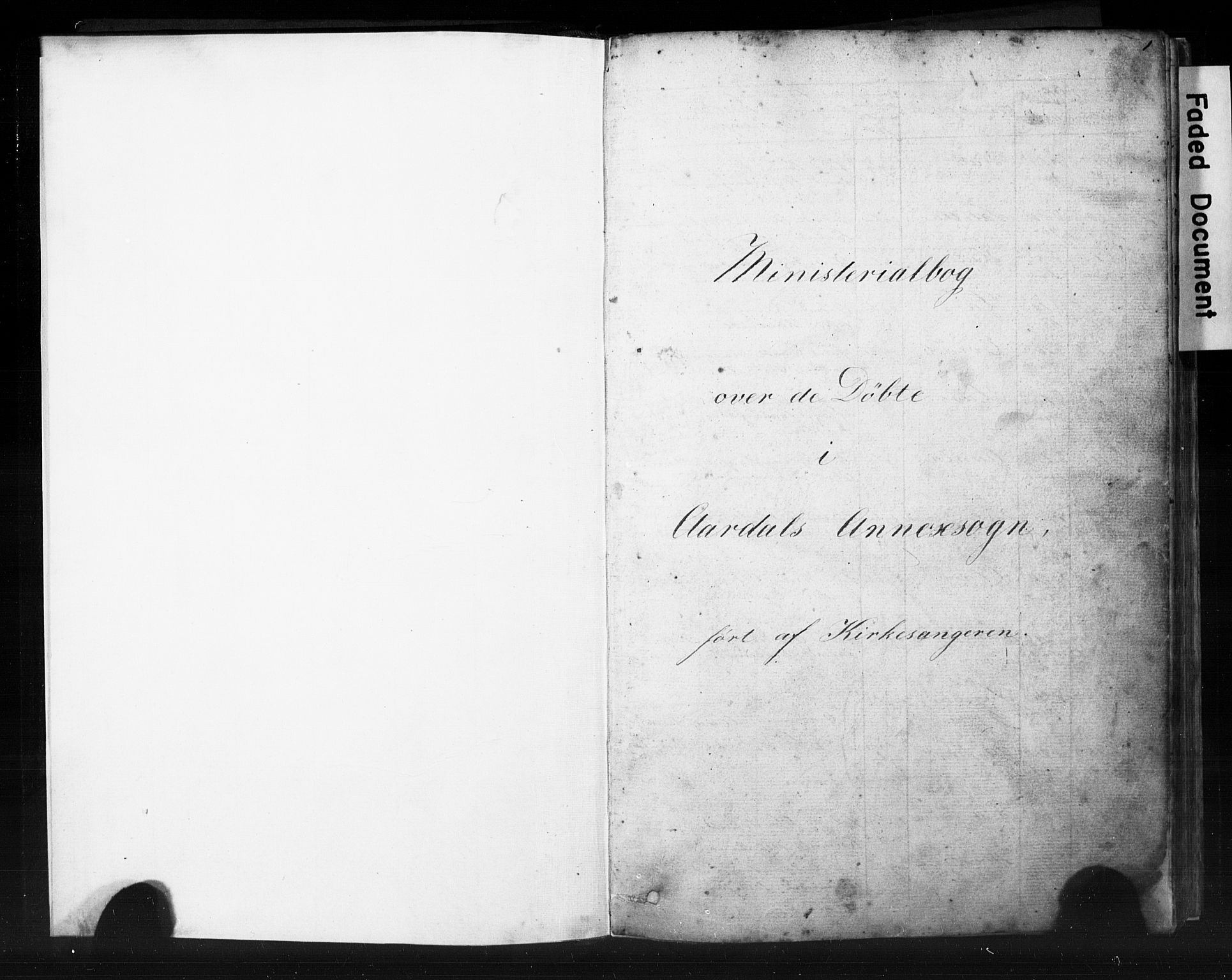 Hjelmeland sokneprestkontor, SAST/A-101843/01/V/L0006: Klokkerbok nr. B 6, 1856-1884, s. 1