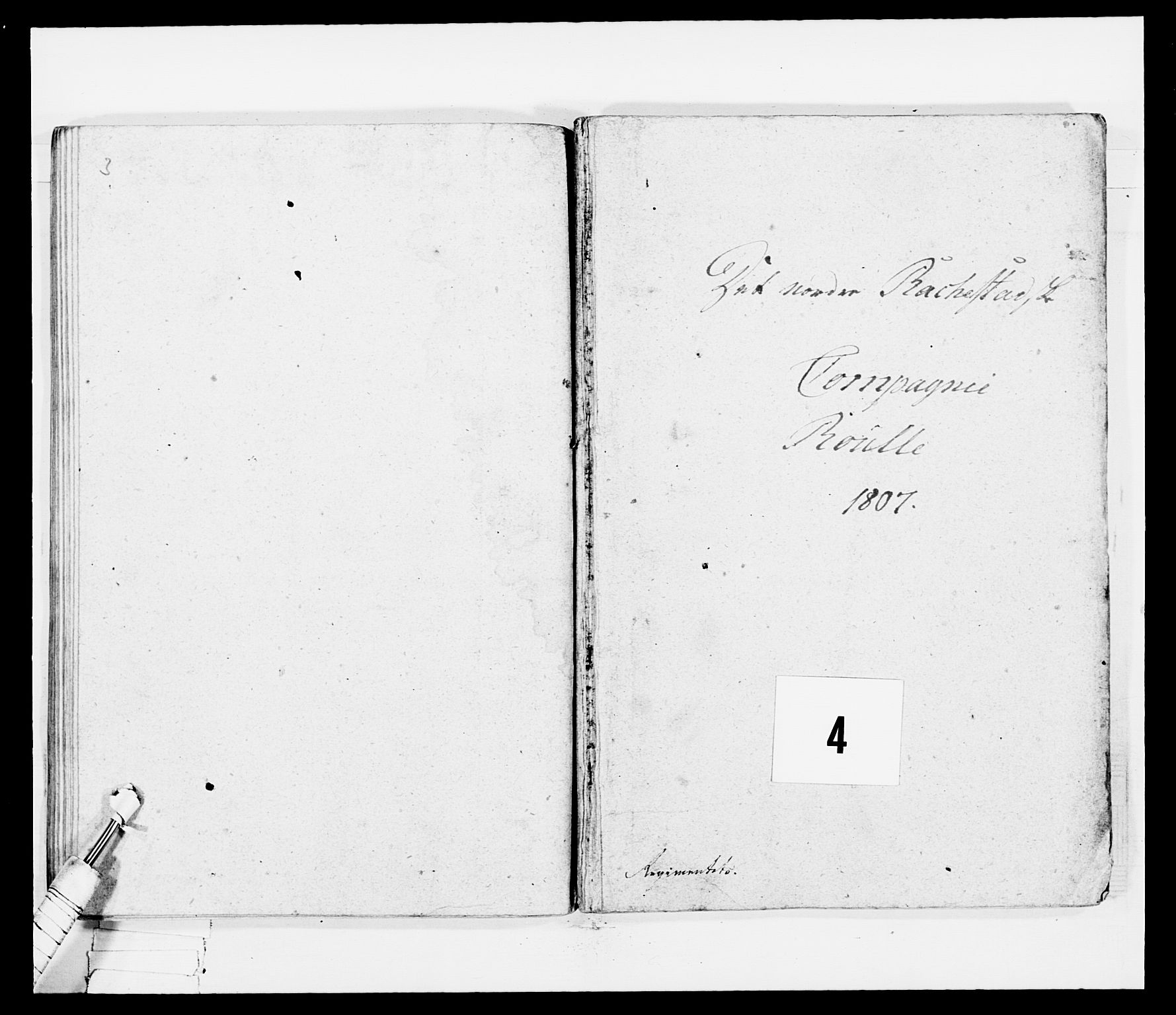 Generalitets- og kommissariatskollegiet, Det kongelige norske kommissariatskollegium, AV/RA-EA-5420/E/Eh/L0030a: Sønnafjelske gevorbne infanteriregiment, 1807, s. 148