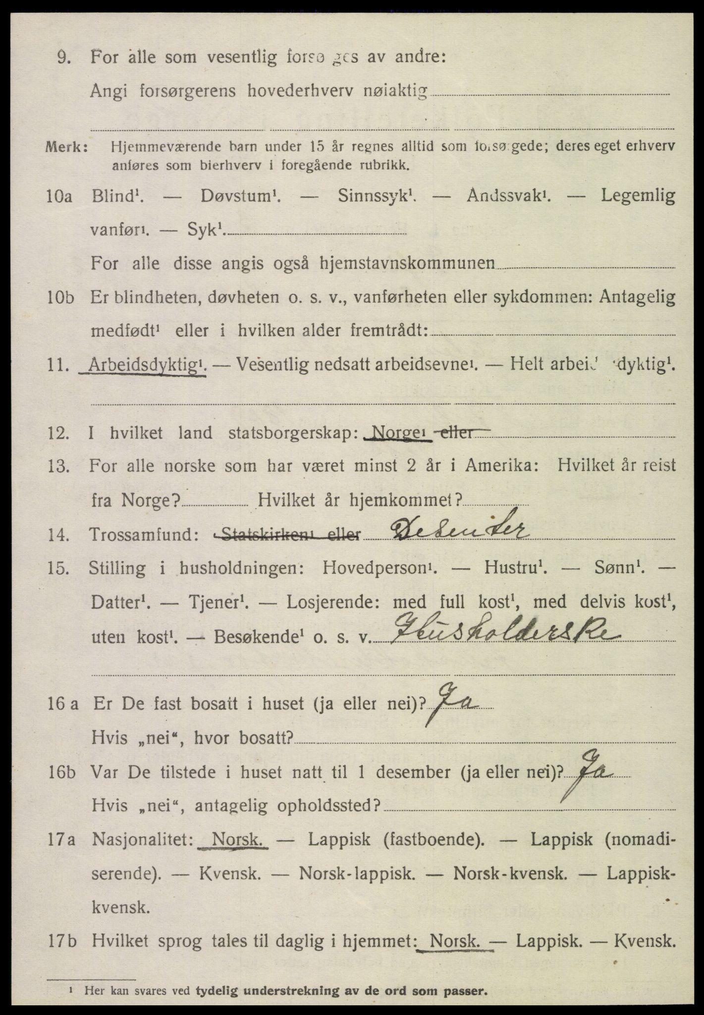 SAT, Folketelling 1920 for 1824 Vefsn herred, 1920, s. 9812