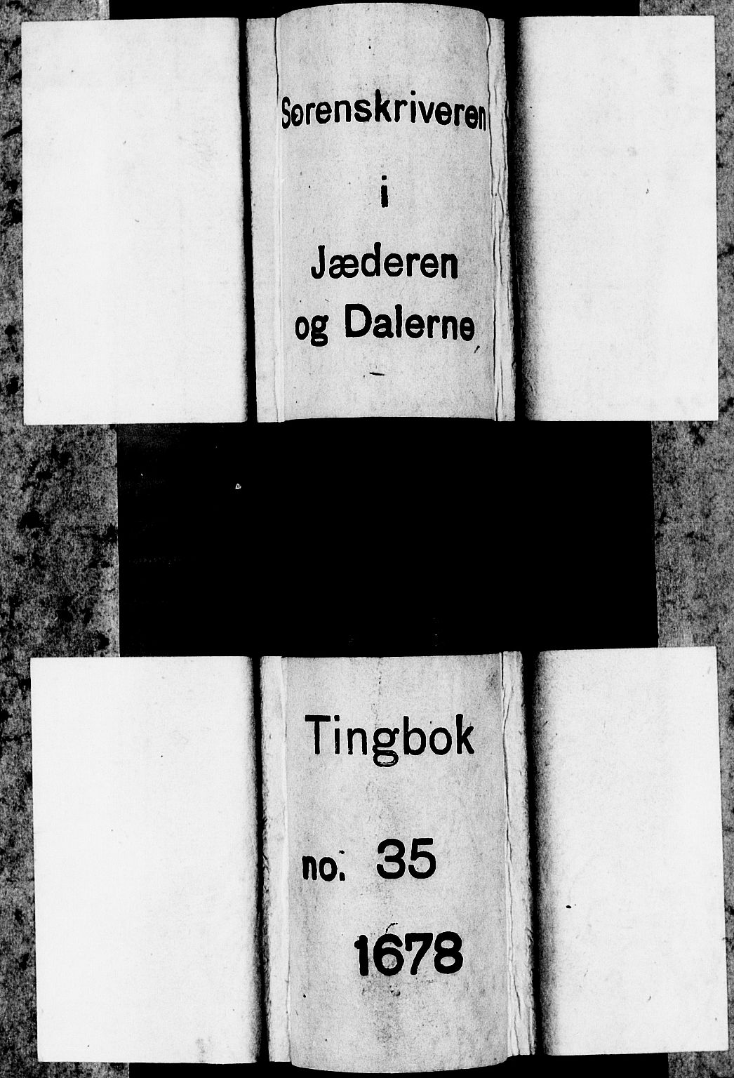 Jæren og Dalane sorenskriveri, SAST/A-100306/3/30/30BA/L0035: TINGBOK, 1678