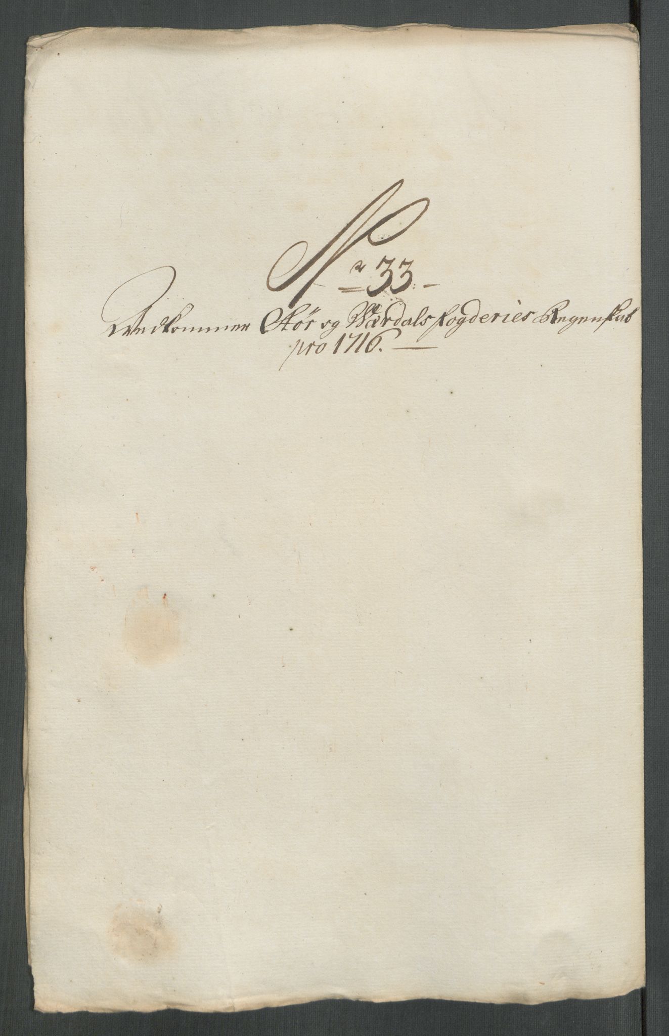 Rentekammeret inntil 1814, Reviderte regnskaper, Fogderegnskap, AV/RA-EA-4092/R62/L4206: Fogderegnskap Stjørdal og Verdal, 1716, s. 261