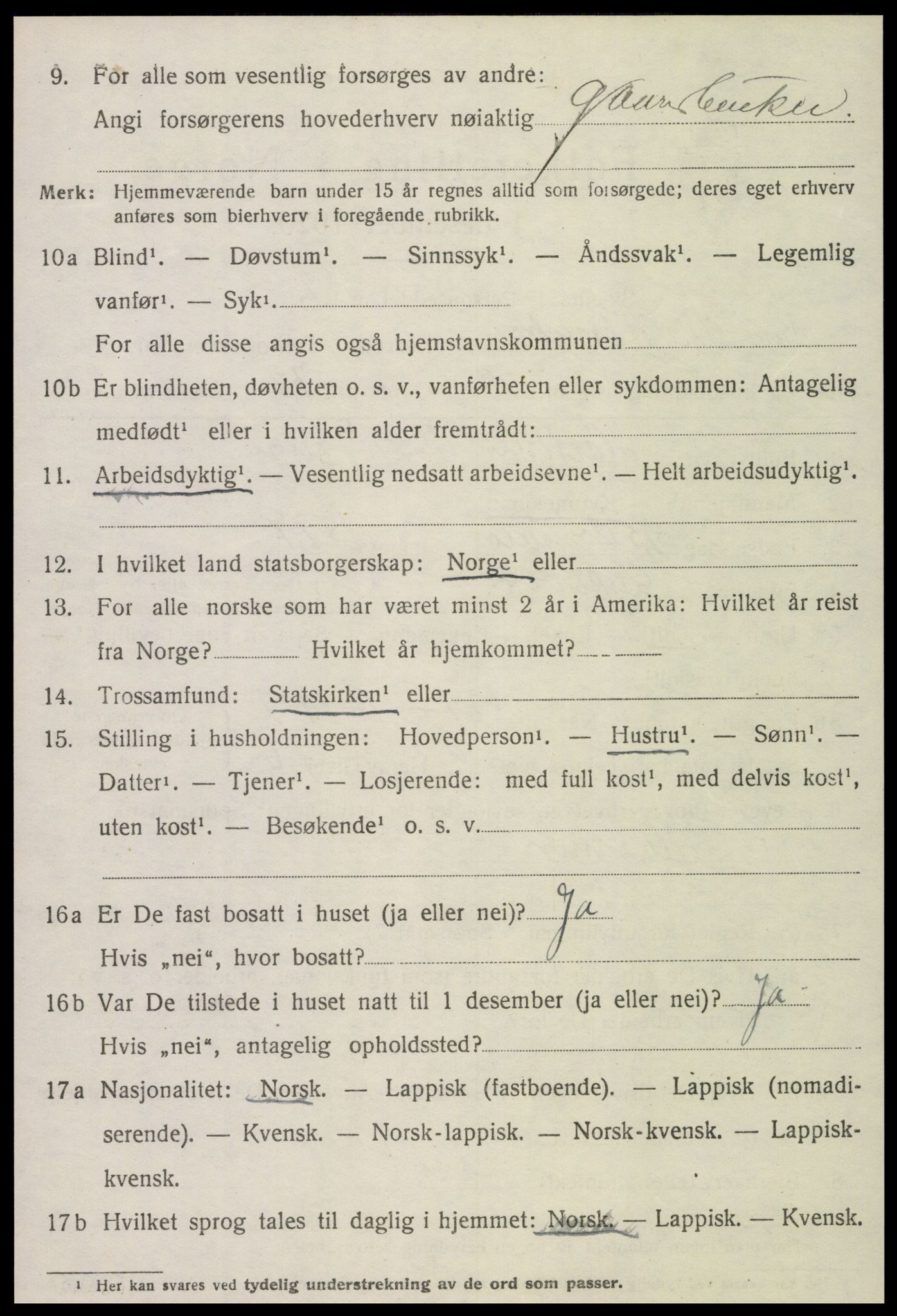 SAT, Folketelling 1920 for 1718 Leksvik herred, 1920, s. 4405
