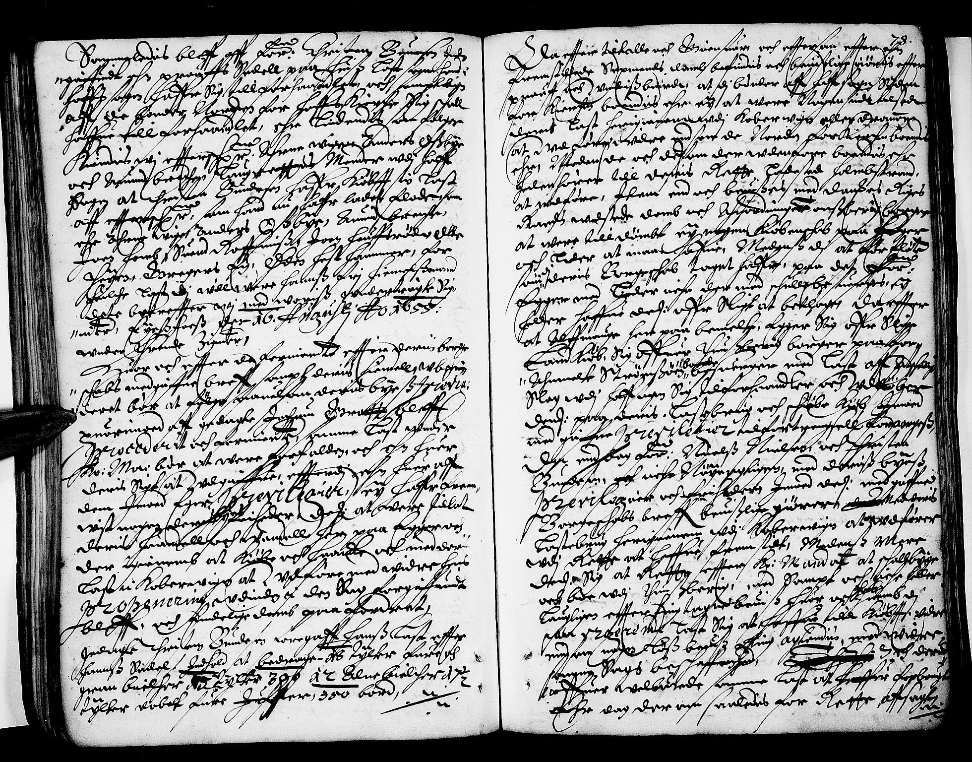 Eiker, Modum og Sigdal sorenskriveri, SAKO/A-123/F/Fa/Faa/L0002: Tingbok, 1653-1657, s. 78