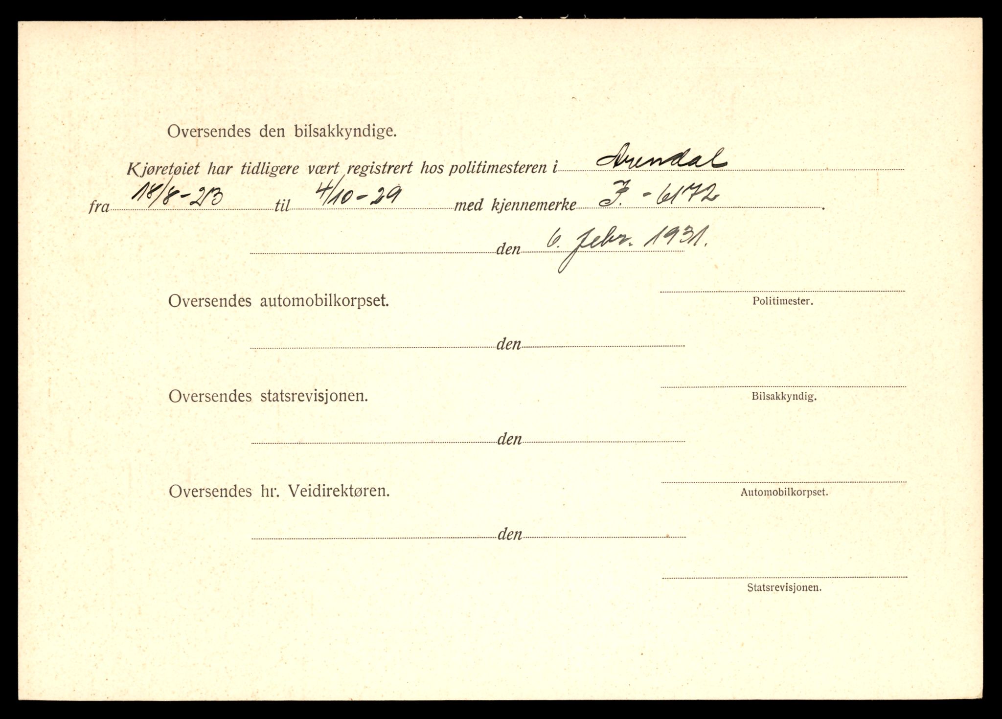 Møre og Romsdal vegkontor - Ålesund trafikkstasjon, AV/SAT-A-4099/F/Fe/L0009: Registreringskort for kjøretøy T 896 - T 1049, 1927-1998, s. 540