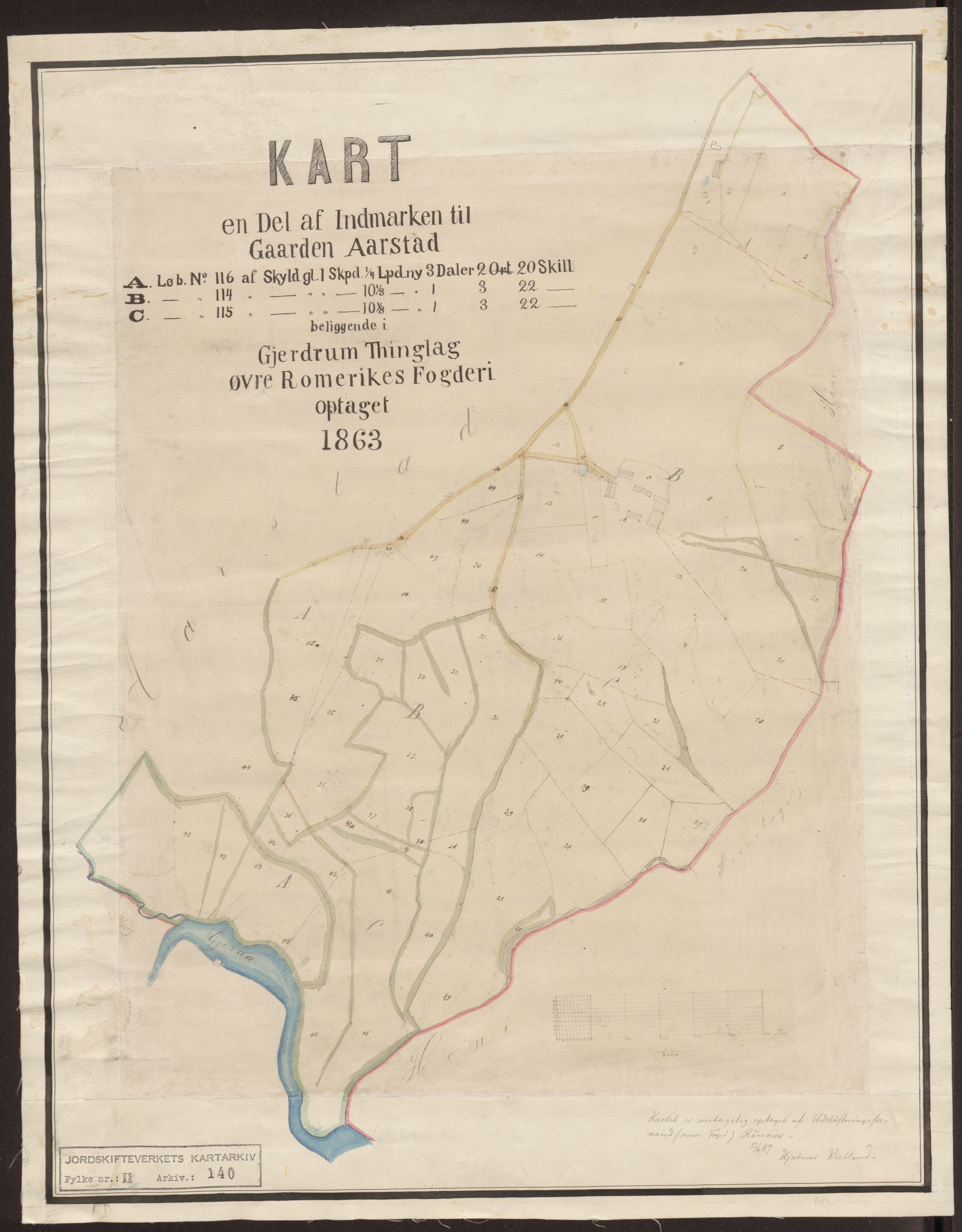 Jordskifteverkets kartarkiv, RA/S-3929/T, 1859-1988, s. 192