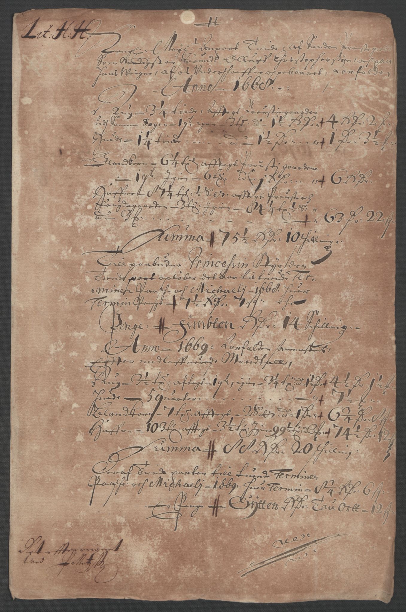 Rentekammeret inntil 1814, Reviderte regnskaper, Stiftamtstueregnskaper, Landkommissariatet på Akershus og Akershus stiftamt, RA/EA-5869/R/Rb/L0066: Akershus stiftamt, 1668-1669