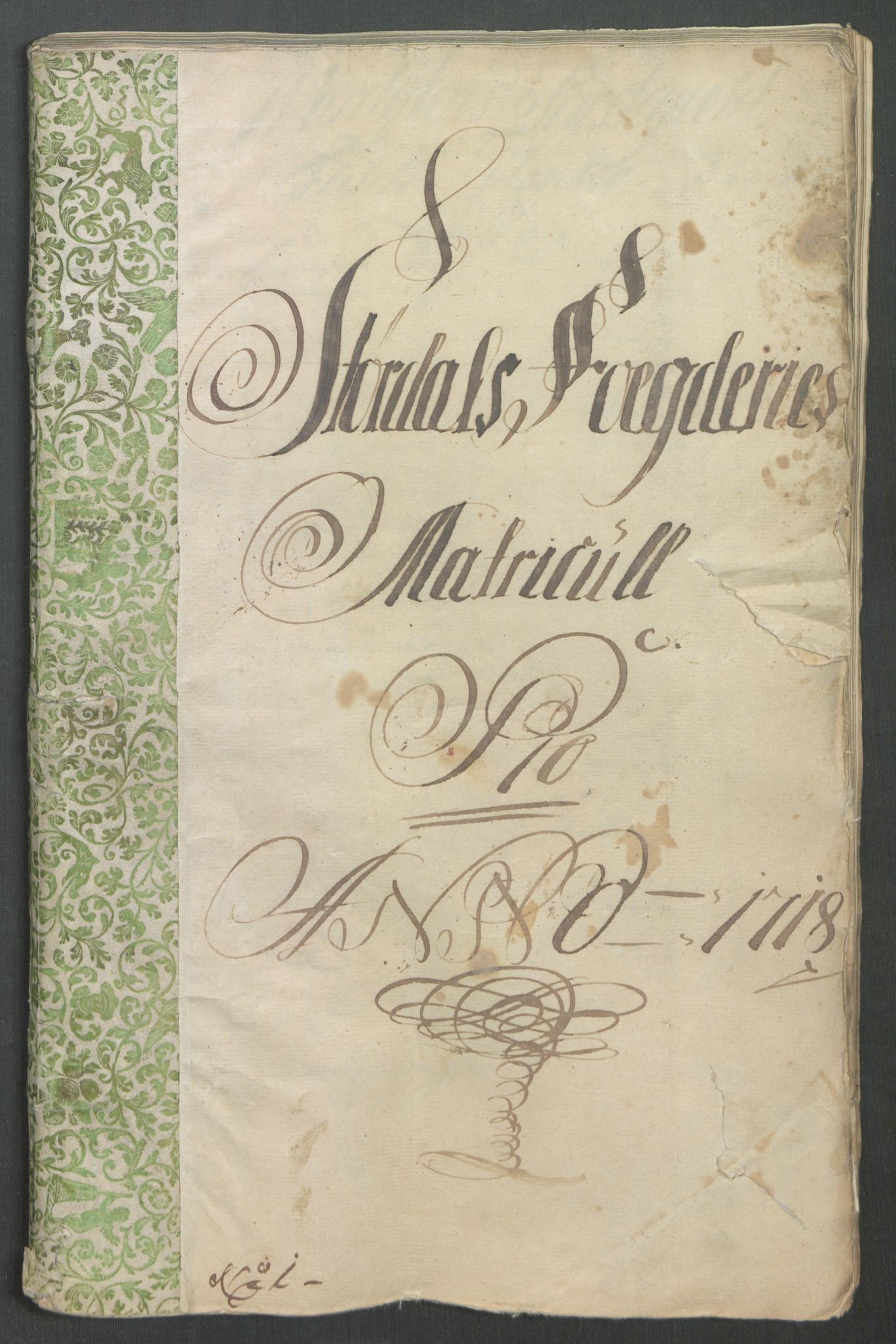 Rentekammeret inntil 1814, Reviderte regnskaper, Fogderegnskap, RA/EA-4092/R62/L4208: Fogderegnskap Stjørdal og Verdal, 1718, s. 26