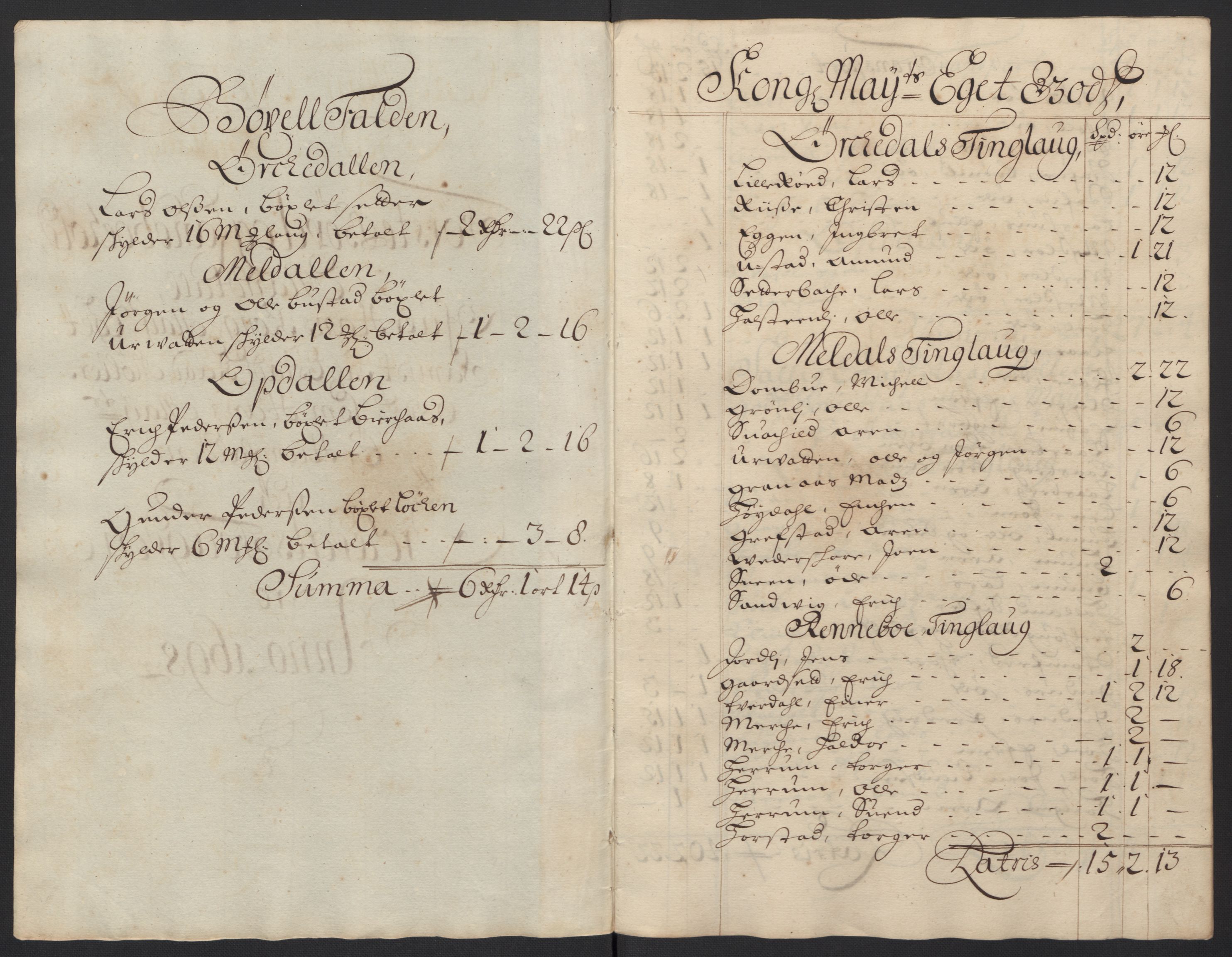Rentekammeret inntil 1814, Reviderte regnskaper, Fogderegnskap, RA/EA-4092/R60/L3948: Fogderegnskap Orkdal og Gauldal, 1698, s. 169